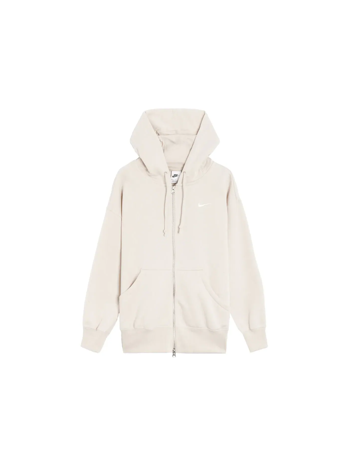 Женская худи оверсайз с принтом Nike Phoenix Fleece — изображение 1 из 1, светлый коричневый