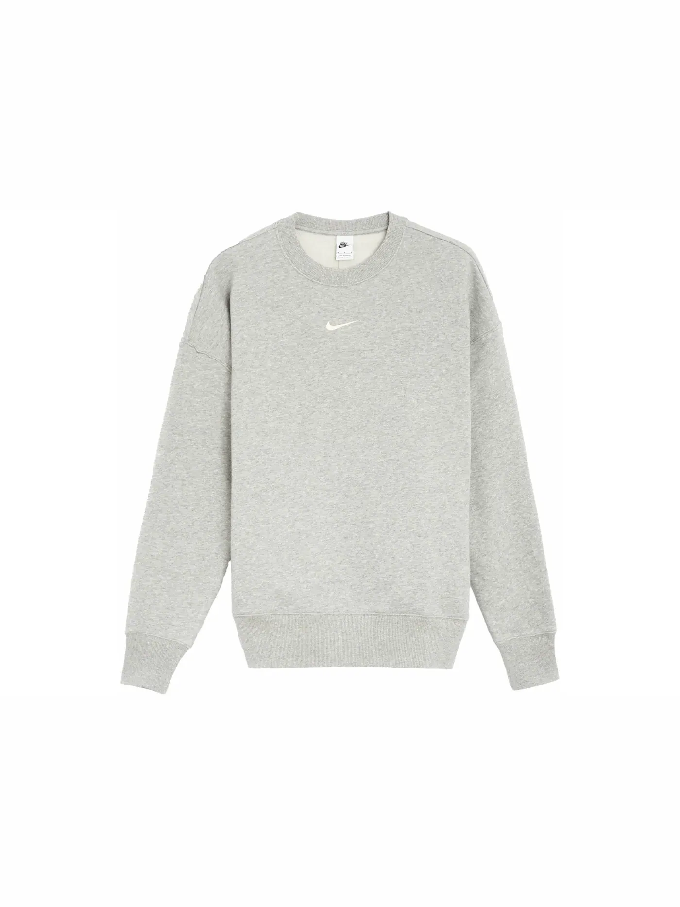 Женский свитшот оверсайз Nike Phoenix Fleece — изображение 1 из 1, серый
