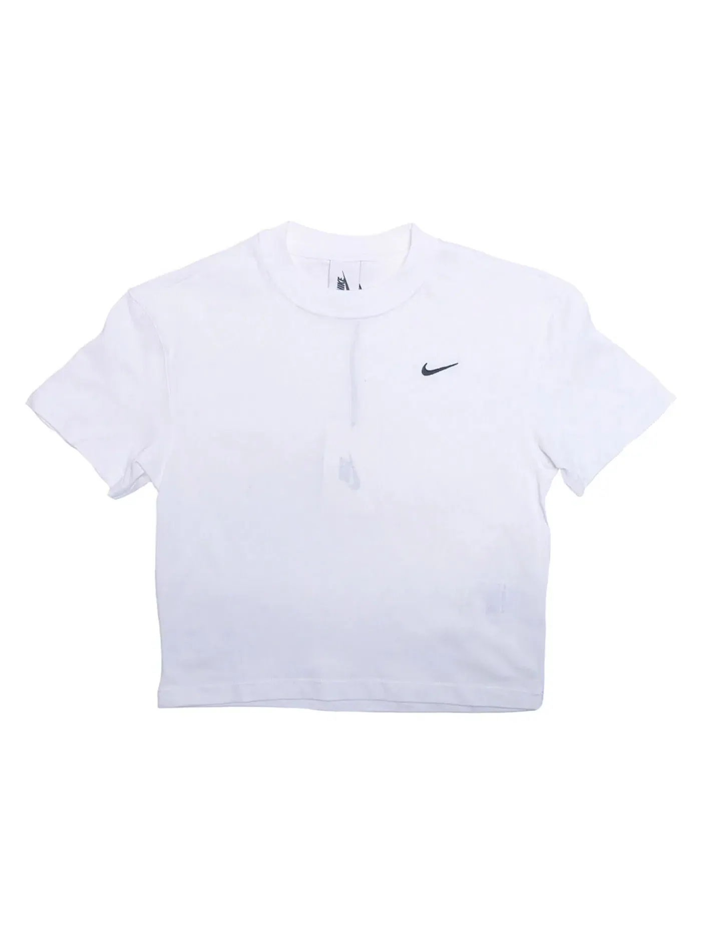 Женская футболка с принтом Solo Swoosh Nike — изображение 1 из 1, белый