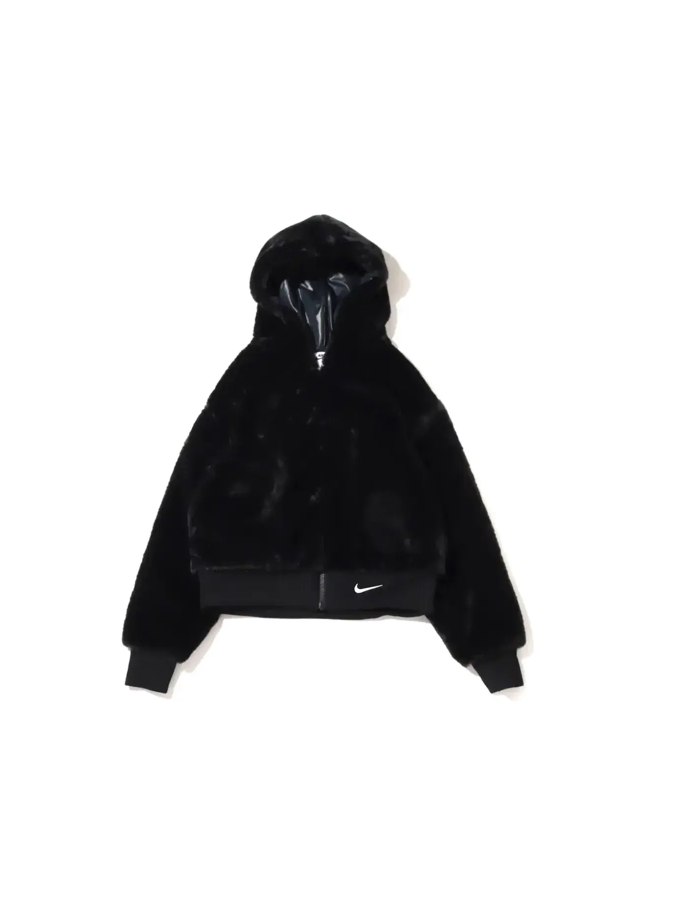Женская куртка из искусственного меха Nike Jacket (Asia Sizing) — изображение 2 из 2, черный