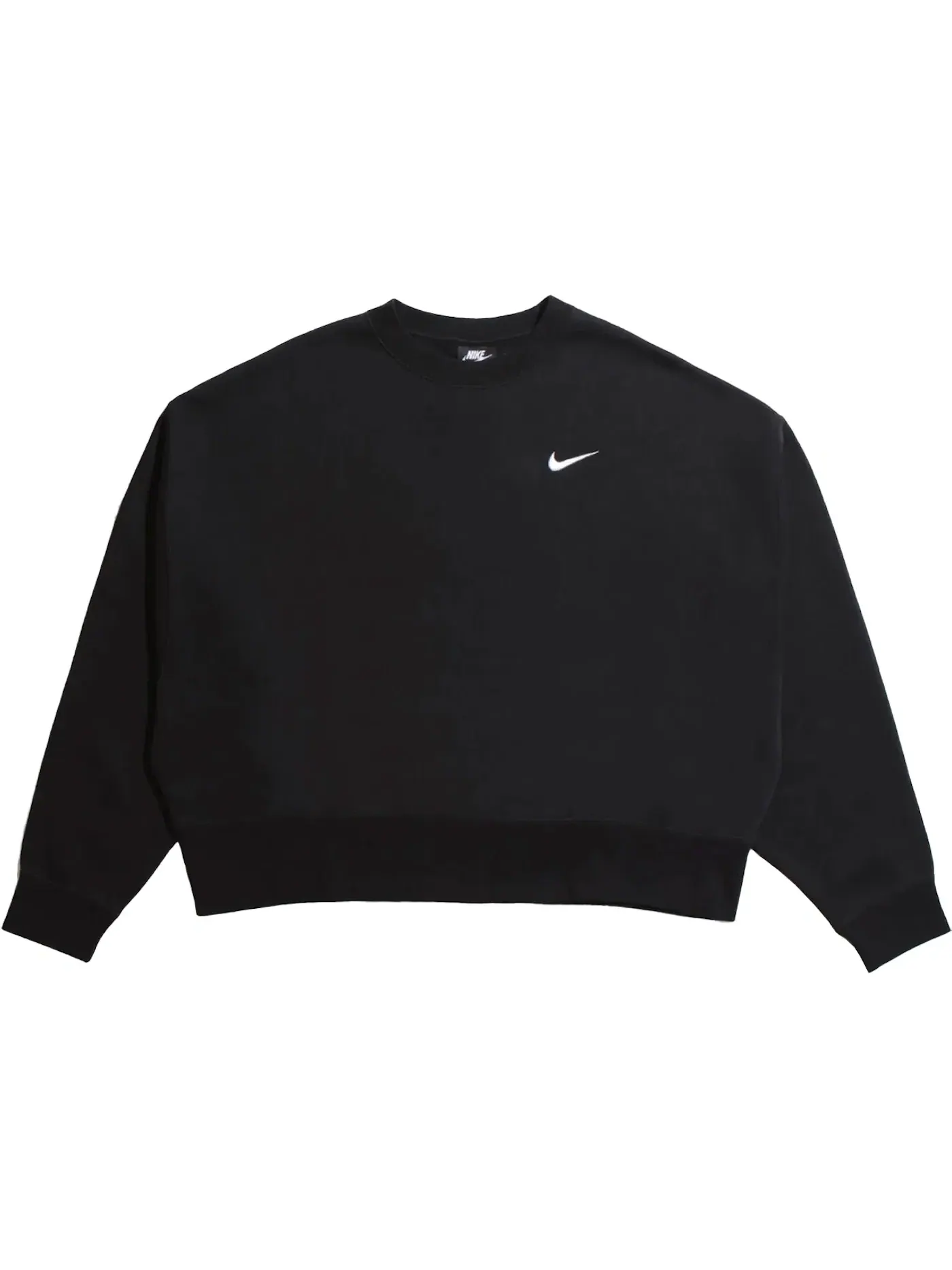 Женский свитшот с круглым вырезом Nike Crewneck — изображение 1 из 1, черный