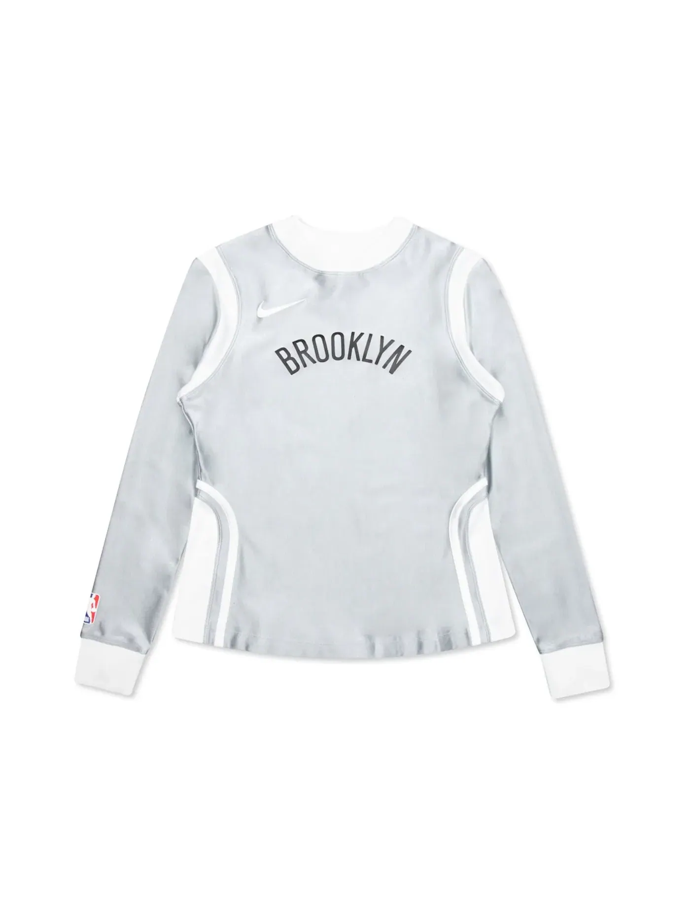 Женская футболка Nike x Ambush NBA Collection Nets Shirt — изображение 1 из 1, серый/белый/черный
