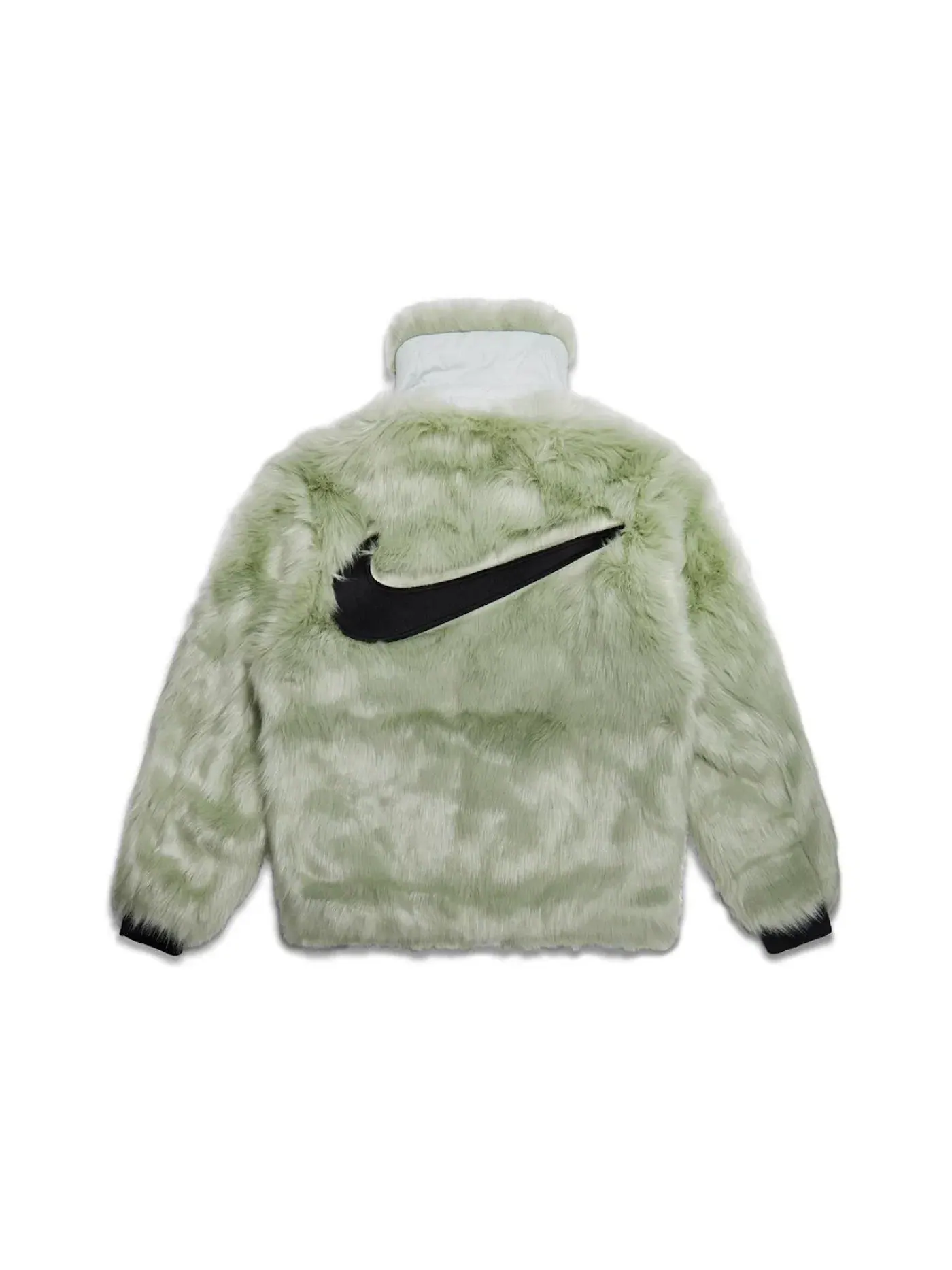 Женское пальто из искусственного меха двустороннее Nike x Ambush Coat — изображение 2 из 3, черный