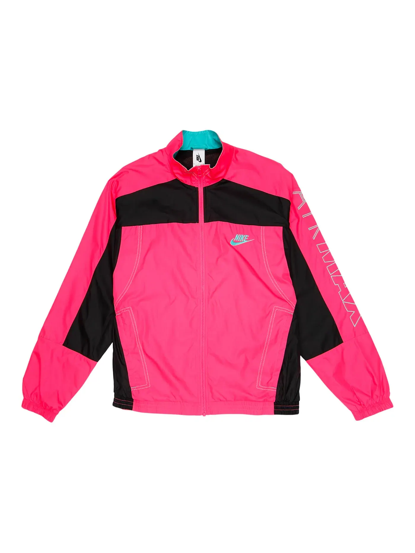 Мужская куртка с пэчворком Nike Track Jacket — изображение 1 из 2, розовый черный