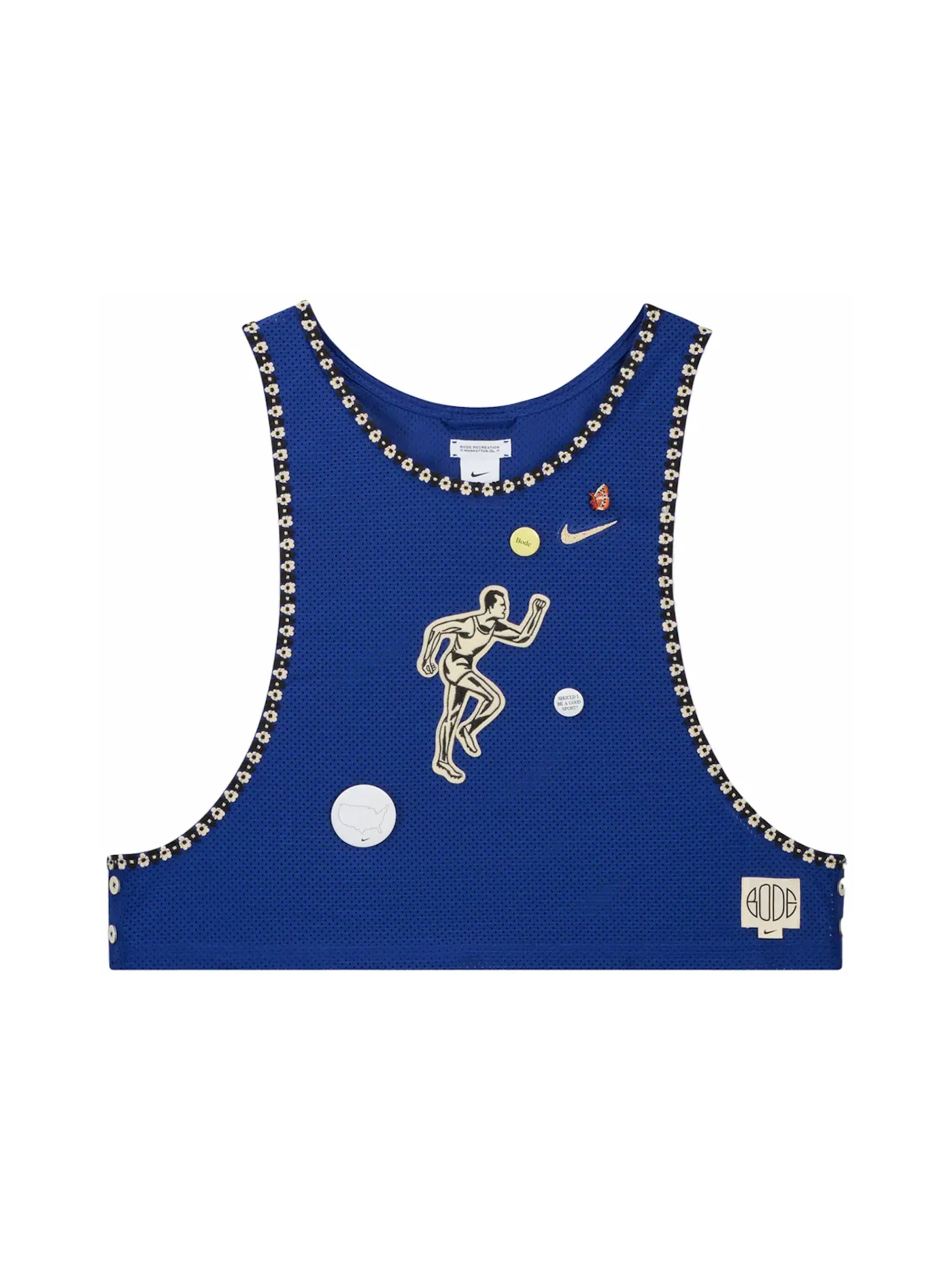 Детский топ без рукавов Nike x BODE Scrimmage Pinny — изображение 1 из 2, синий