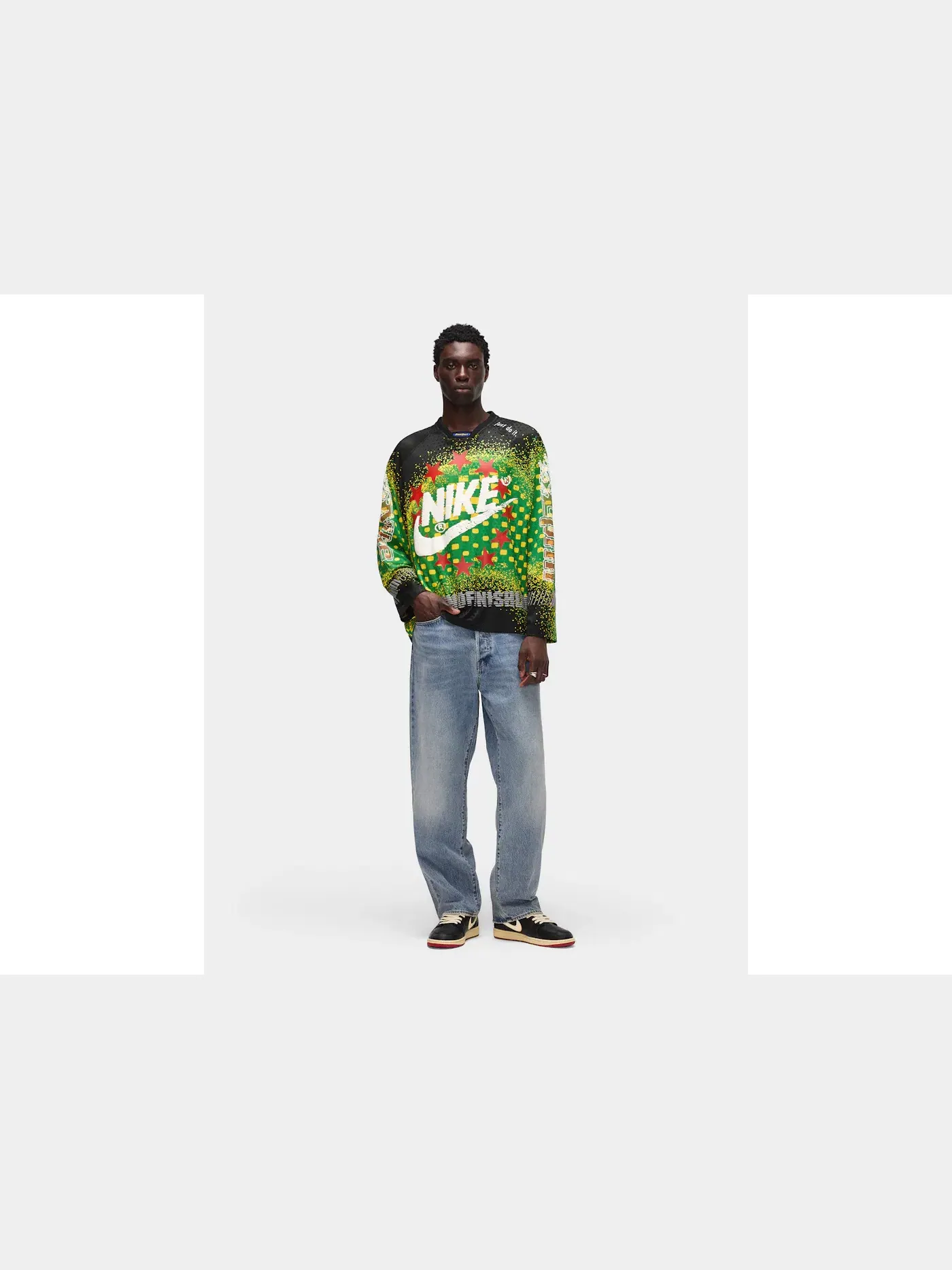 Мужская джерси-вратарь с принтом Air Cactus Nike — изображение 6 из 6, мульти