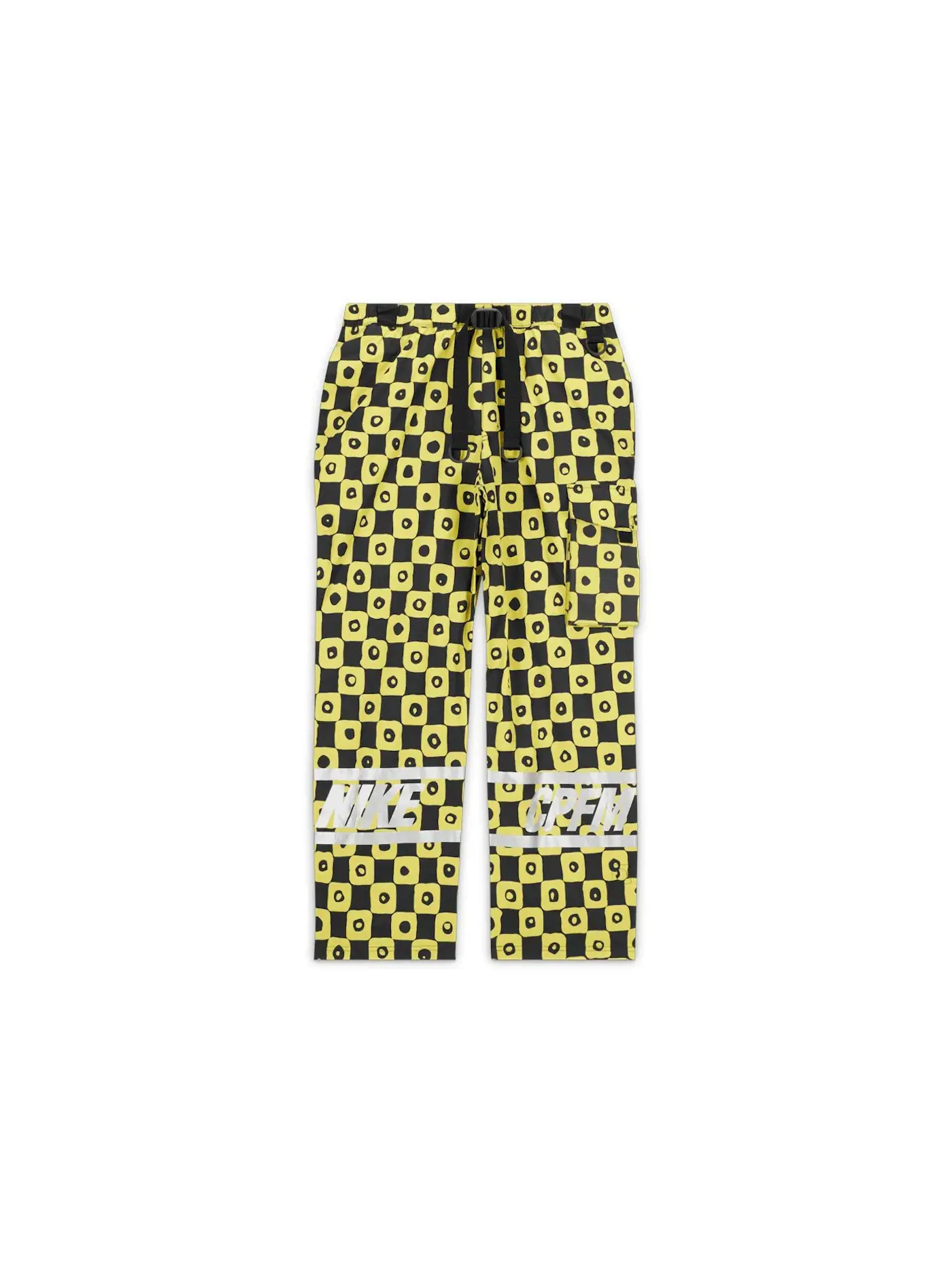 Мужские штаны с вафельной текстурой Nike x Cactus Plant Flea Market Waffle Pants — изображение 1 из 2, желтый черный