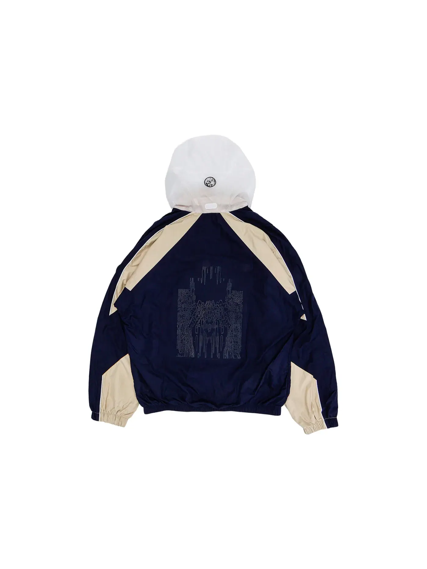 Мужская куртка с принтом Nike Cav Empt Track Jacket — изображение 2 из 2, темно-синий/бежевый