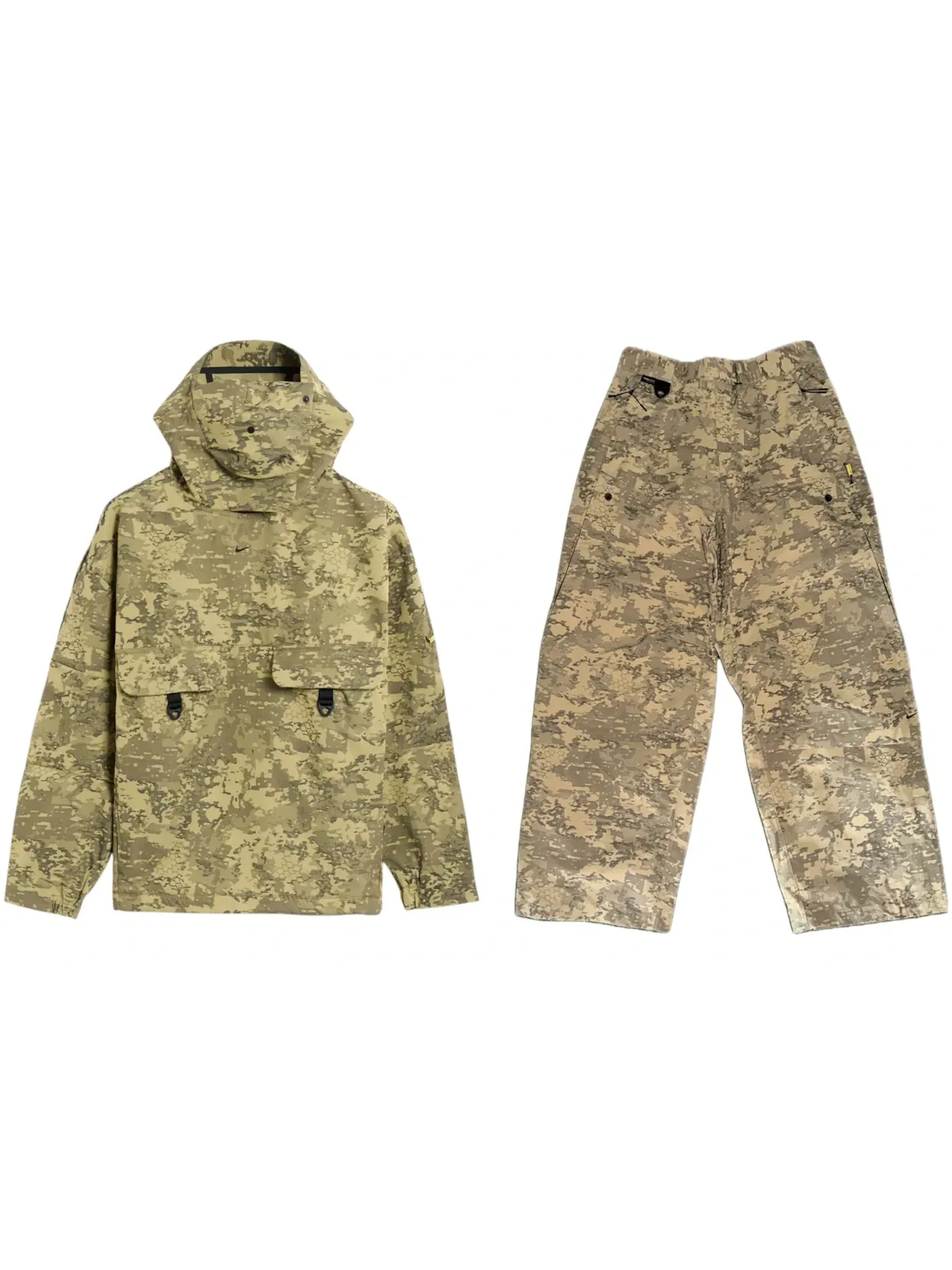 Мужской спортивный комплект из футера с Tech Fleece Nike — изображение 1 из 1, оливковый/черный