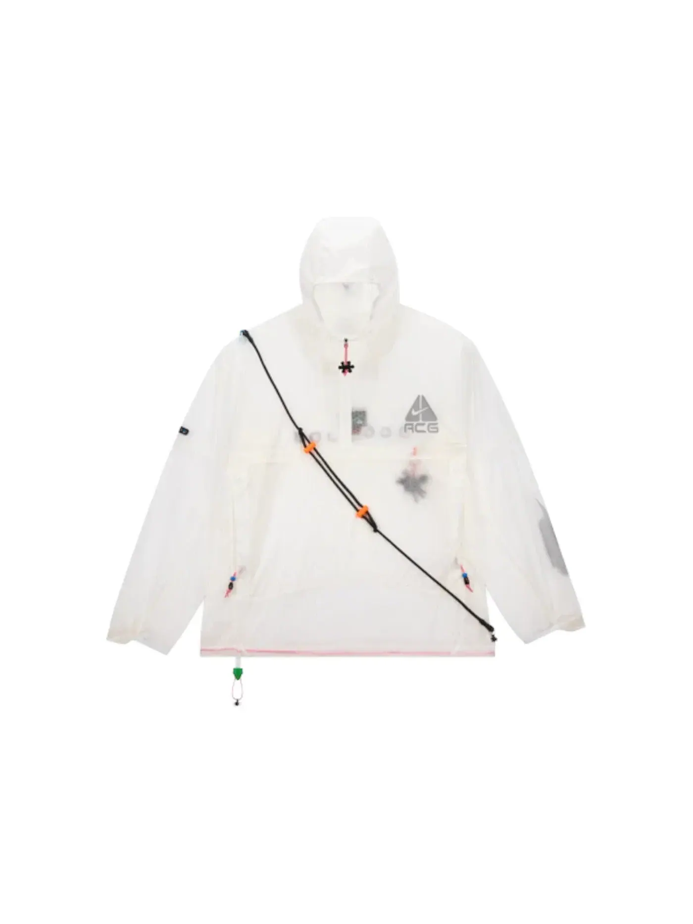 Мужская анорак-куртка с принтом Nike x CPFM ACG Jacket — изображение 1 из 3, белый