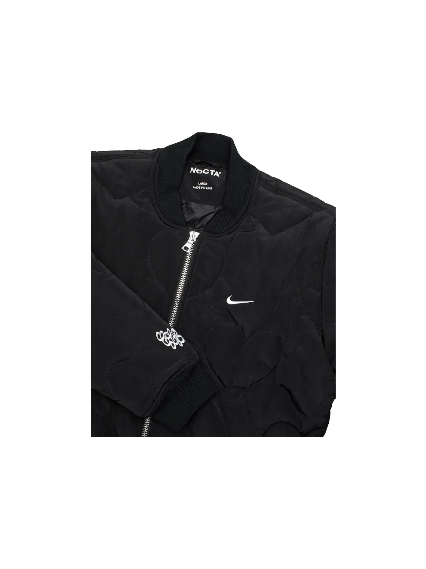 Мужская куртка-бомбер с квилтингом Nike x Drake Certified Lover Boy — изображение 4 из 5, черный