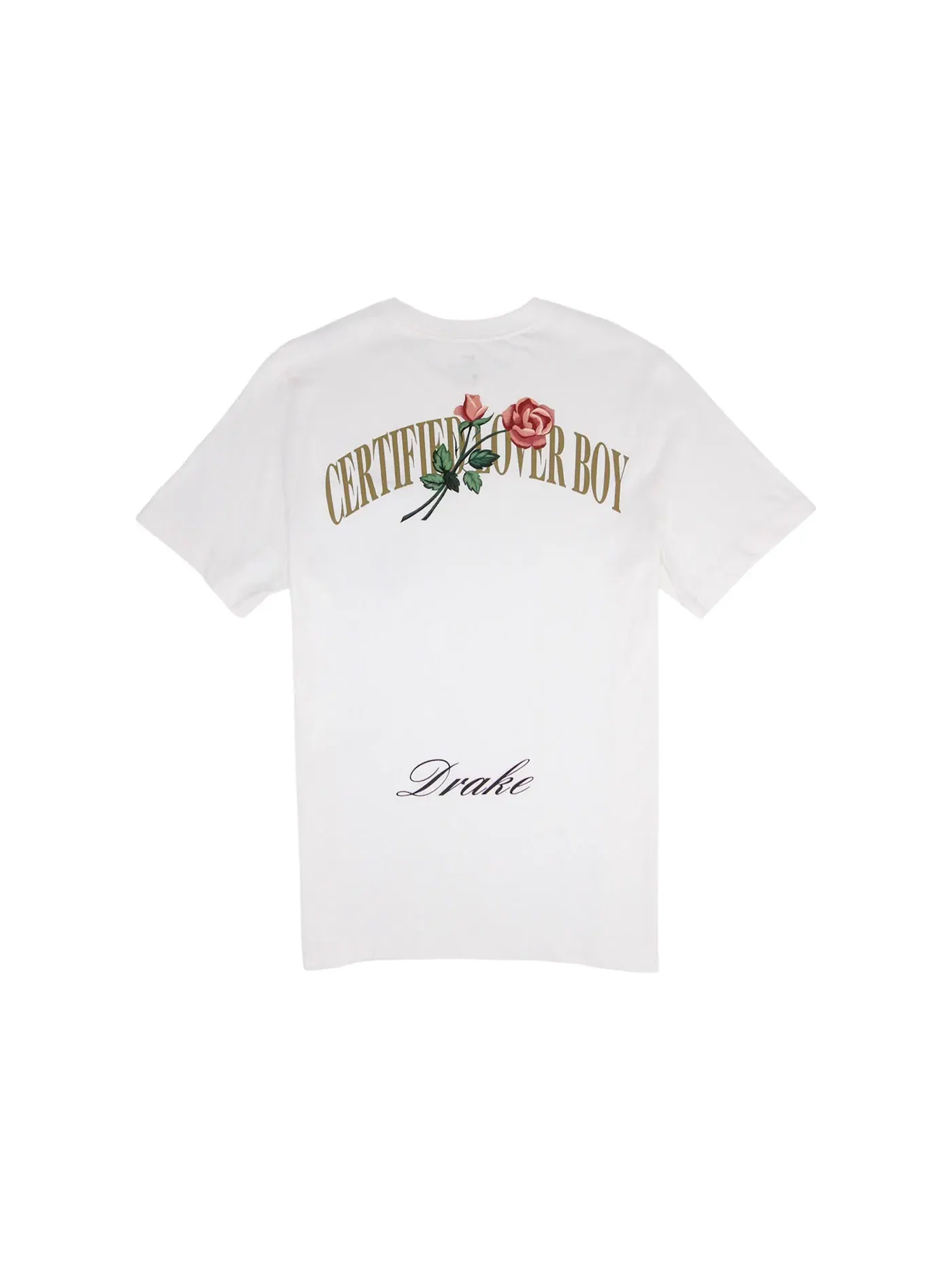 Мужская футболка с принтом Certified Lover Boy Rose Nike — изображение 2 из 2, белый