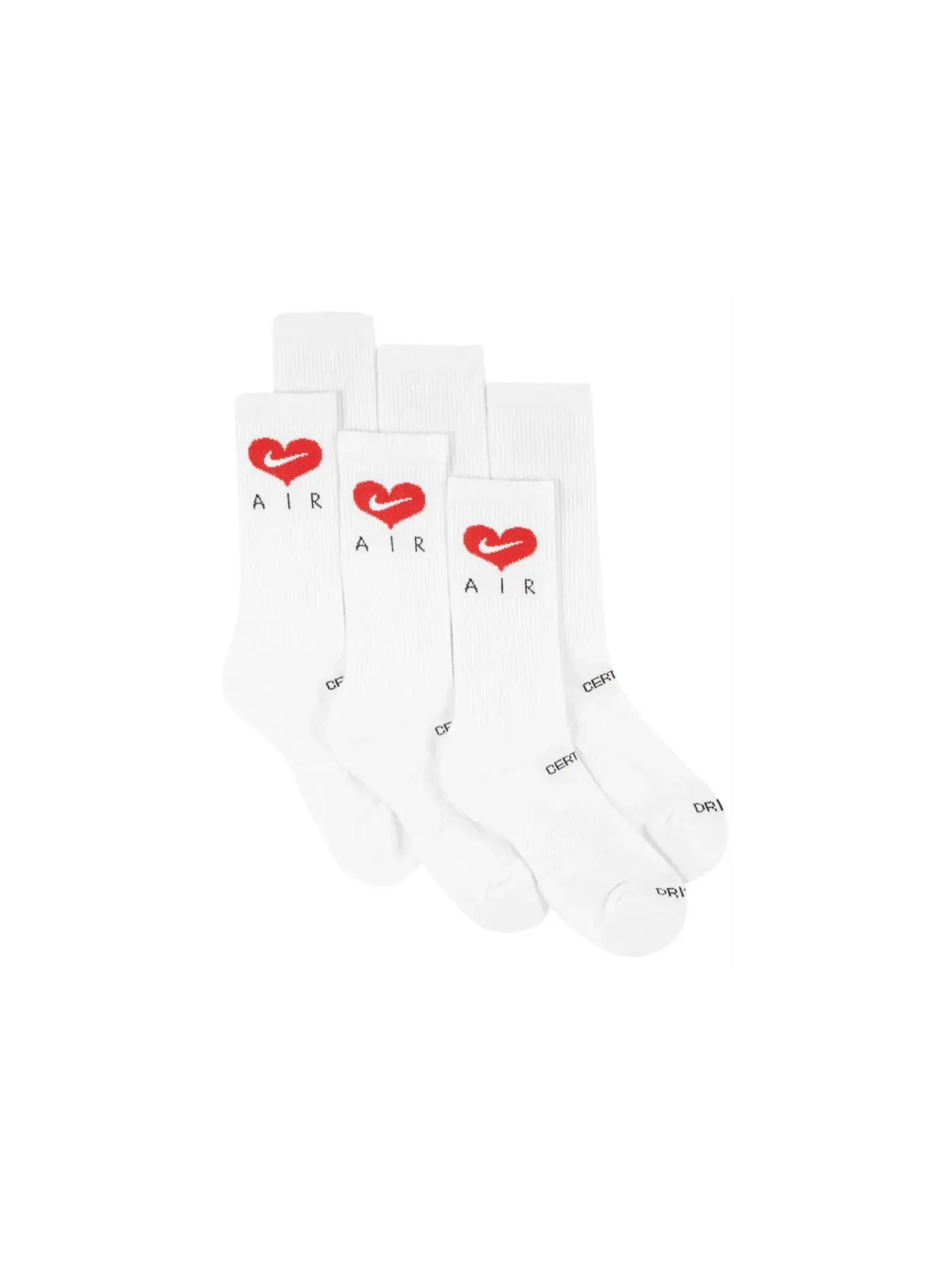 Мужские носки с принтом Nike x Drake Certified Lover Boy (3 пары) Nike — изображение 1 из 1, белый