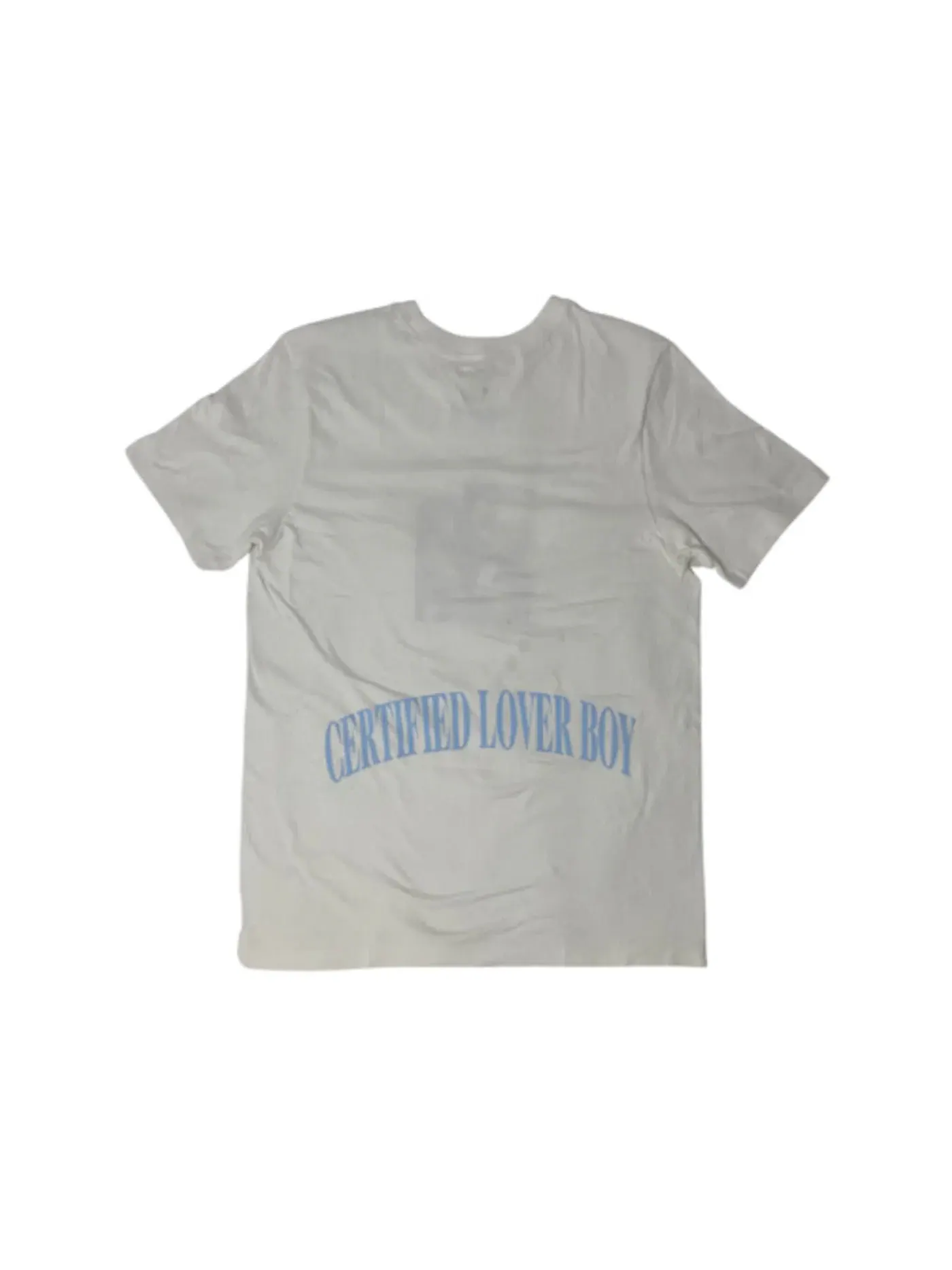 Мужская футболка с принтом Certified Lover Boy Nike — изображение 2 из 2, белый
