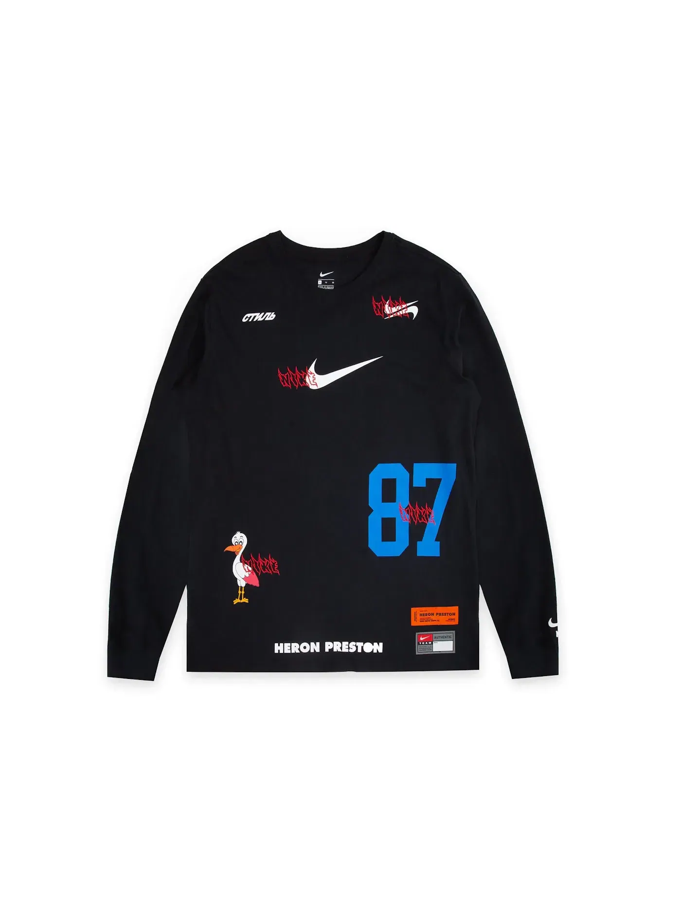 Мужская футболка с длинным рукавом Nike Tee — изображение 1 из 2, черный
