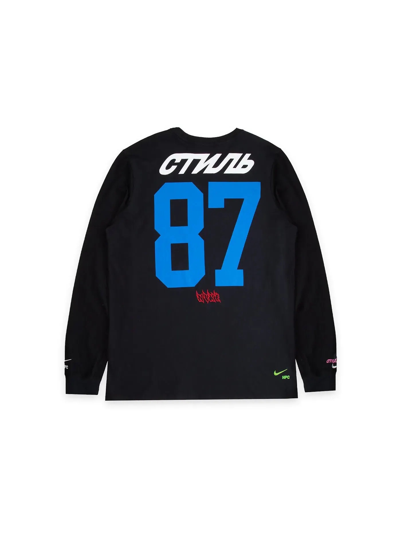Мужская футболка с длинным рукавом Nike Tee — изображение 2 из 2, черный