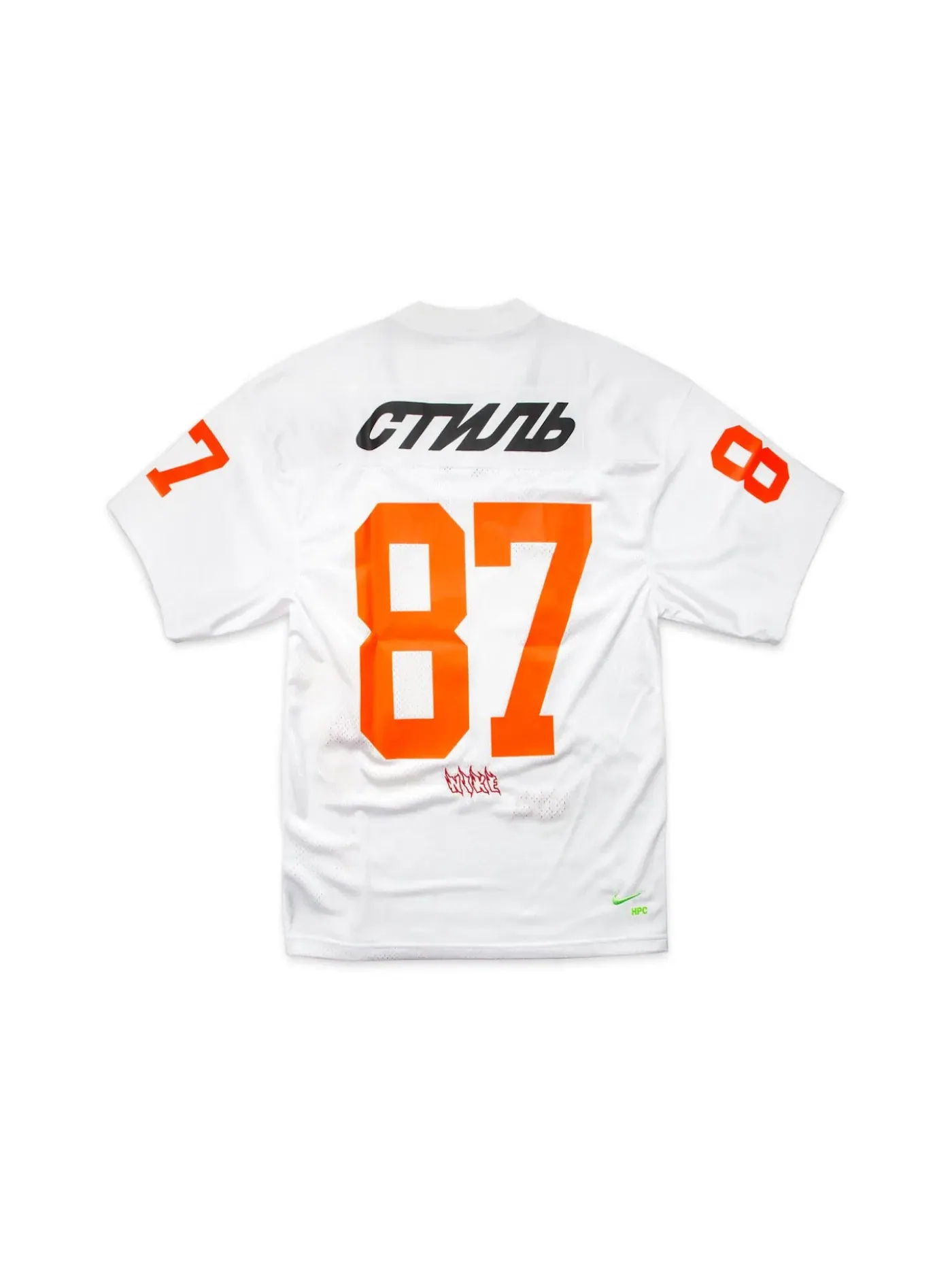 Мужская футболка оверсайз с принтом Nike Jersey — изображение 2 из 2, белый