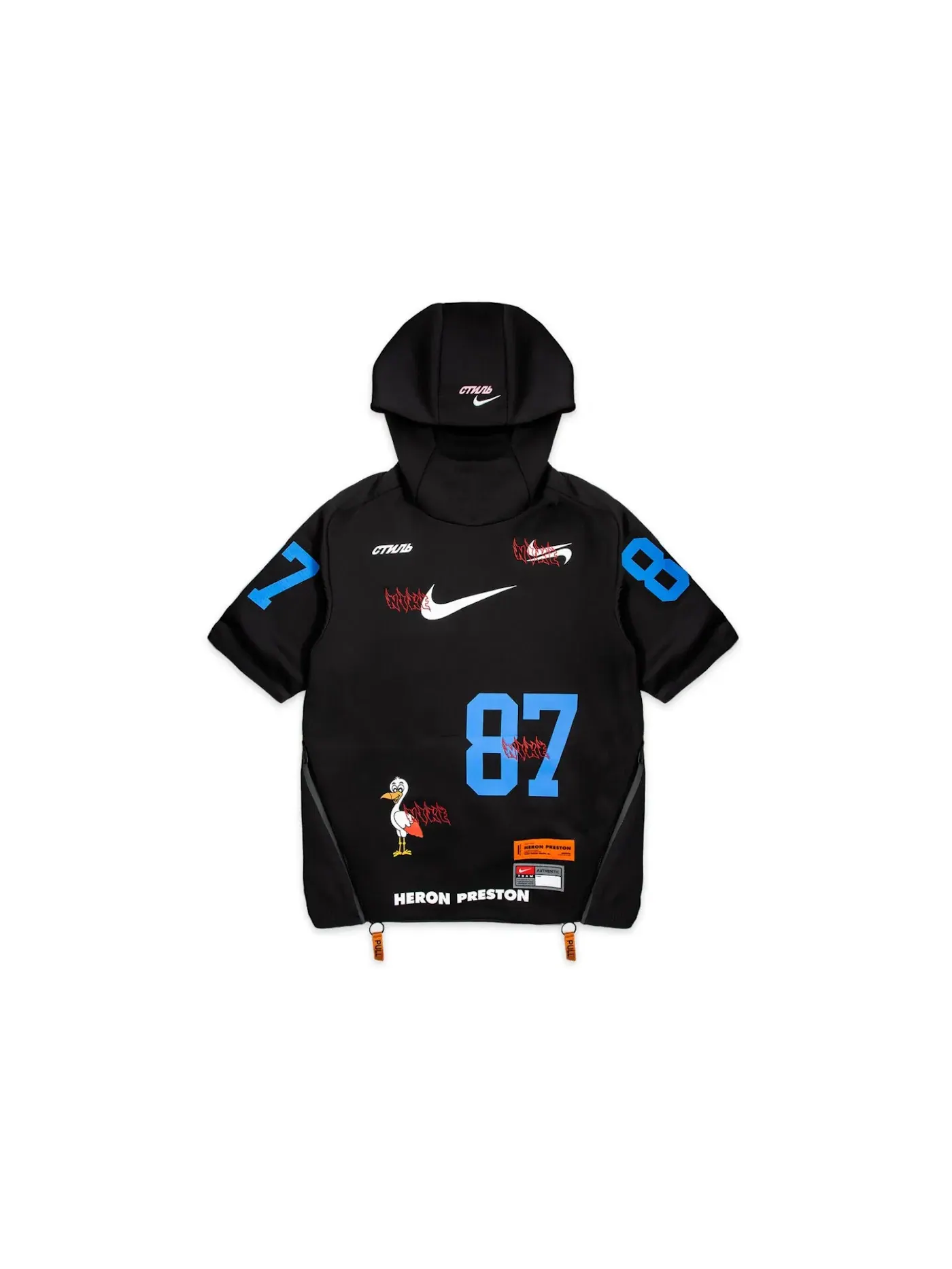 Мужская куртка из нейлона Nike x Heron Preston SS Jacket — изображение 1 из 2, черный