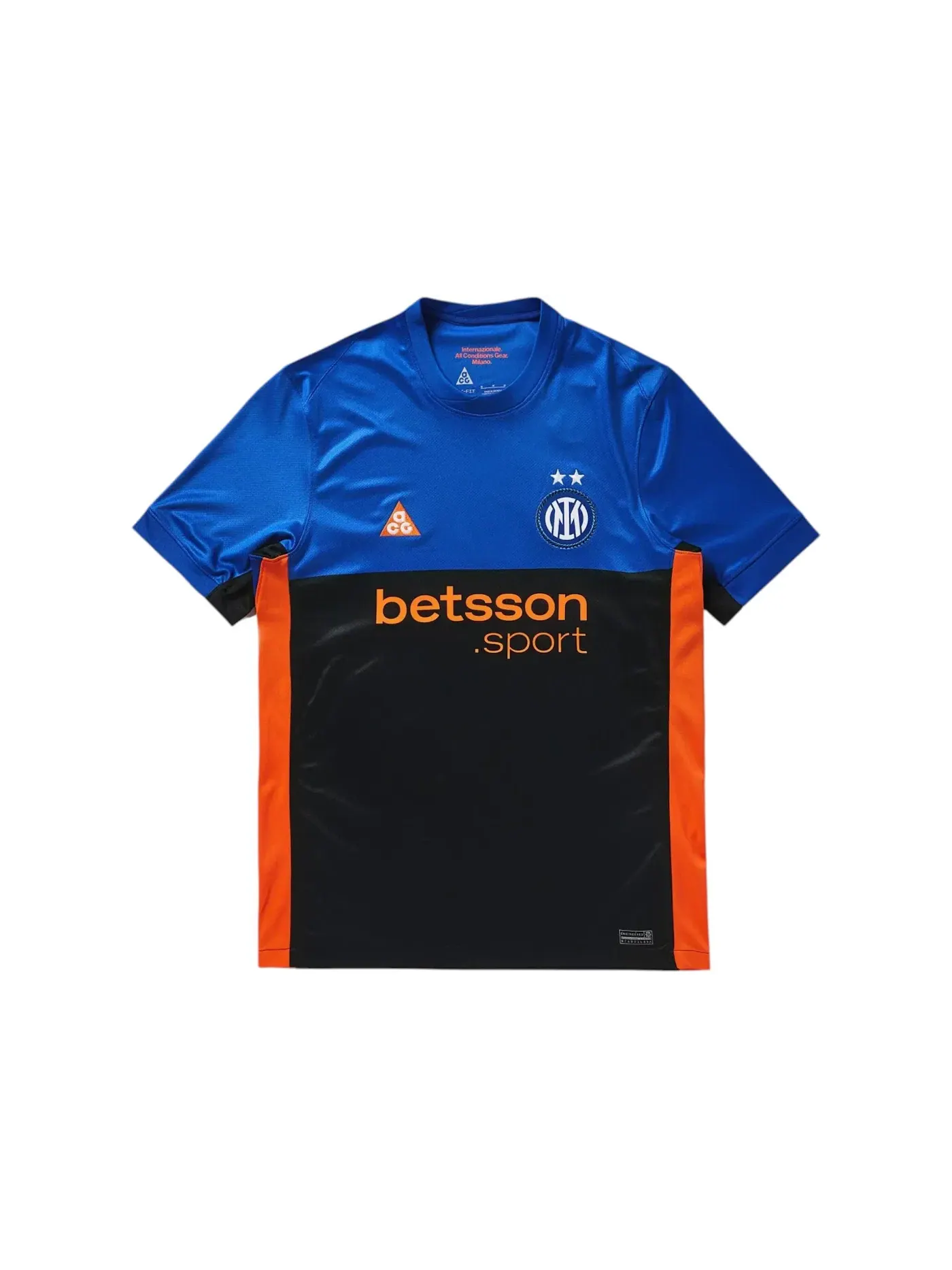 Мужская футбольная джерси Nike x Inter Milan ACG Dri-FIT ADV Soccer Authentic Jersey — изображение 1 из 1, синий/черный