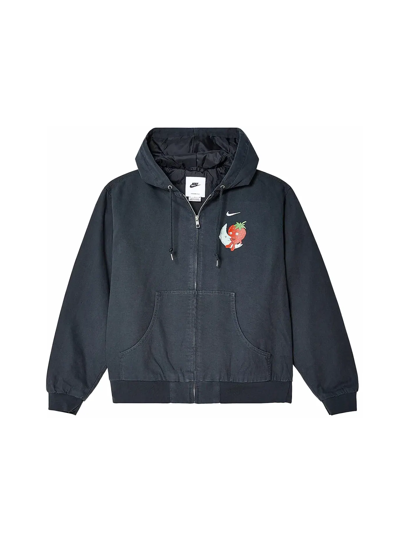 Мужская куртка с принтом Nike x KAWS Sky High Farm Workwear Hooded Jacket — изображение 1 из 2, черный