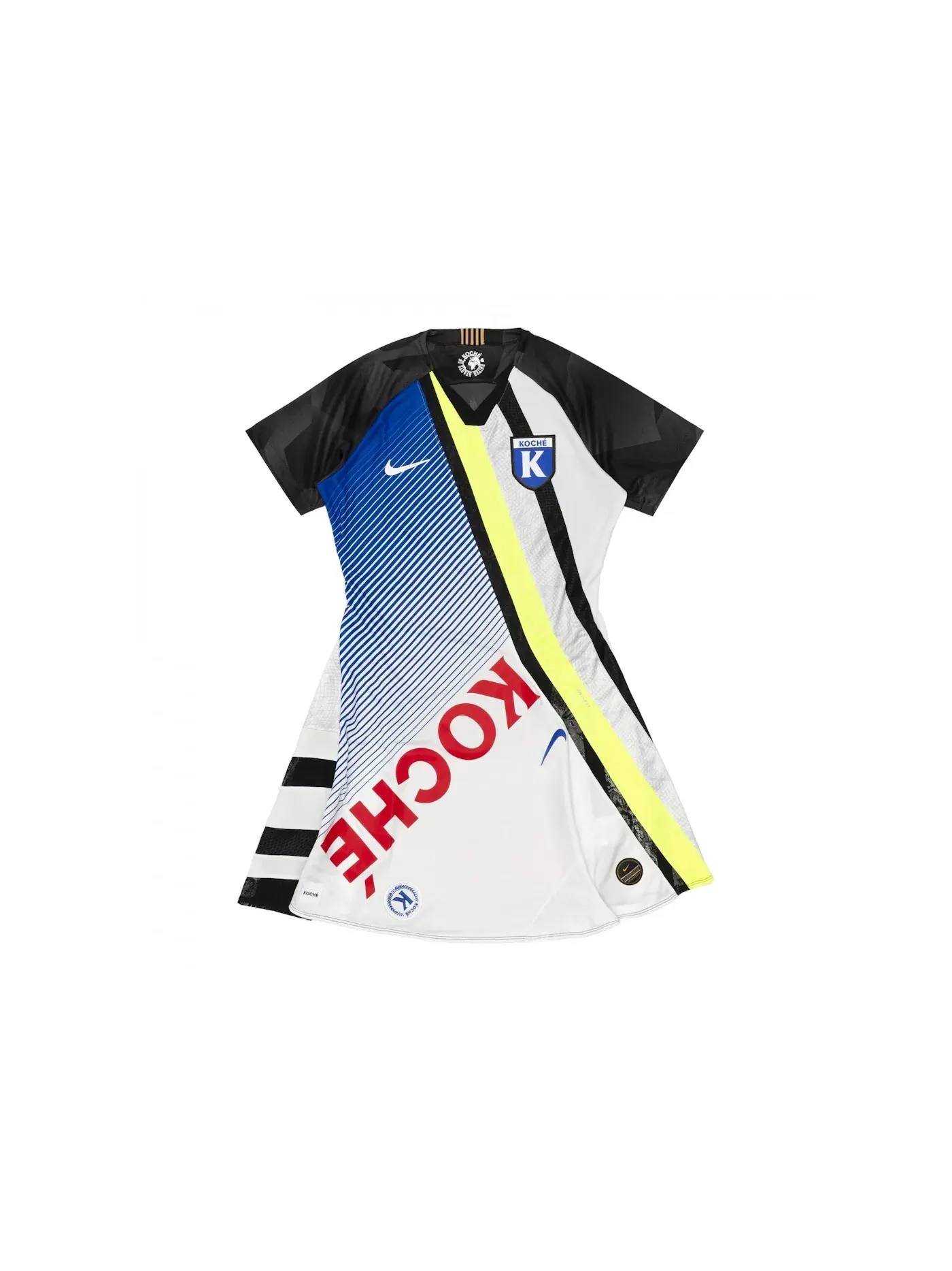Женское платье с длинным рукавом Nike x Koche Jersey Dress Nike — изображение 1 из 2, белый/черный