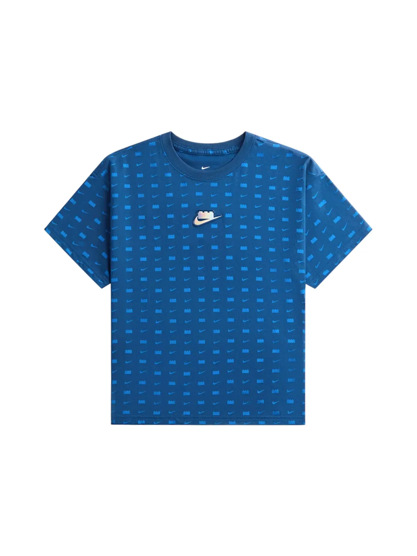 Детская футболка для девочек с принтом Nike x LEGO T-shirt — изображение 1 из 2, синий