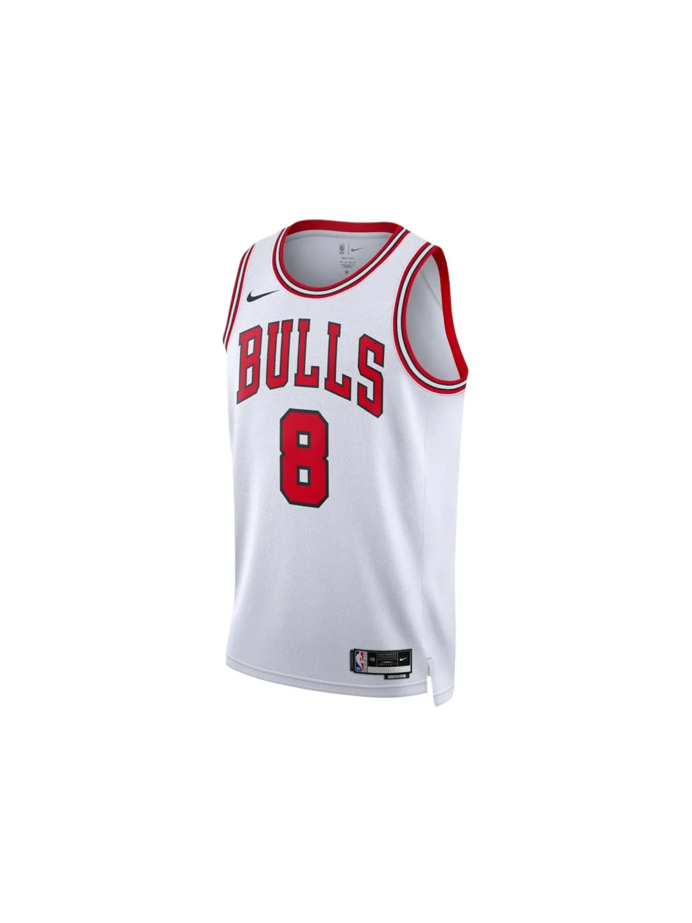 Мужская джерси с длинным рукавом Zach LaVine 8 Association Edition Swingman Jersey Nike — изображение 1 из 2, белый/красный