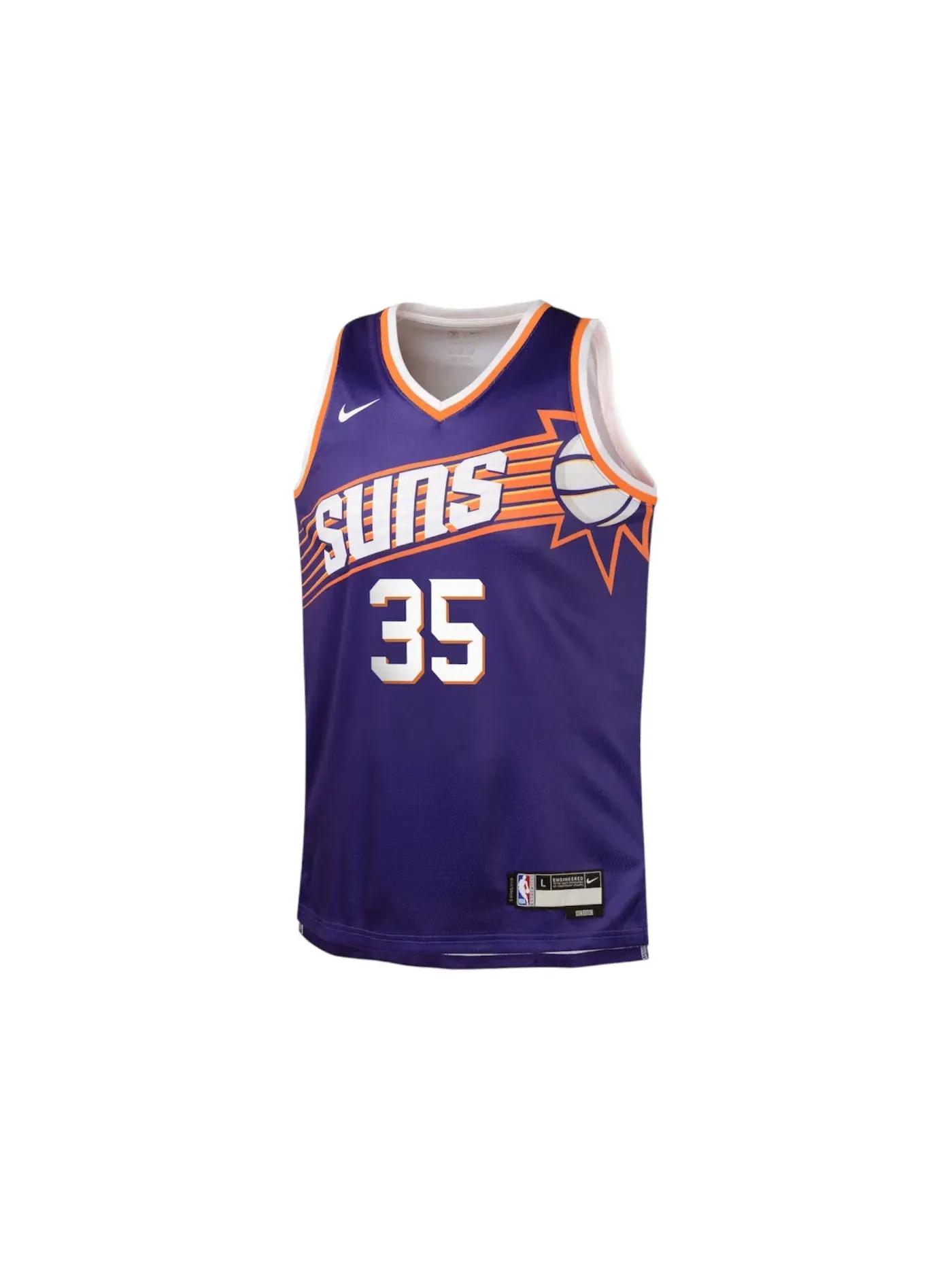 Детская джерси с принтом Kevin Durant Icon Edition Swingman Nike — изображение 1 из 2, фиолетовый