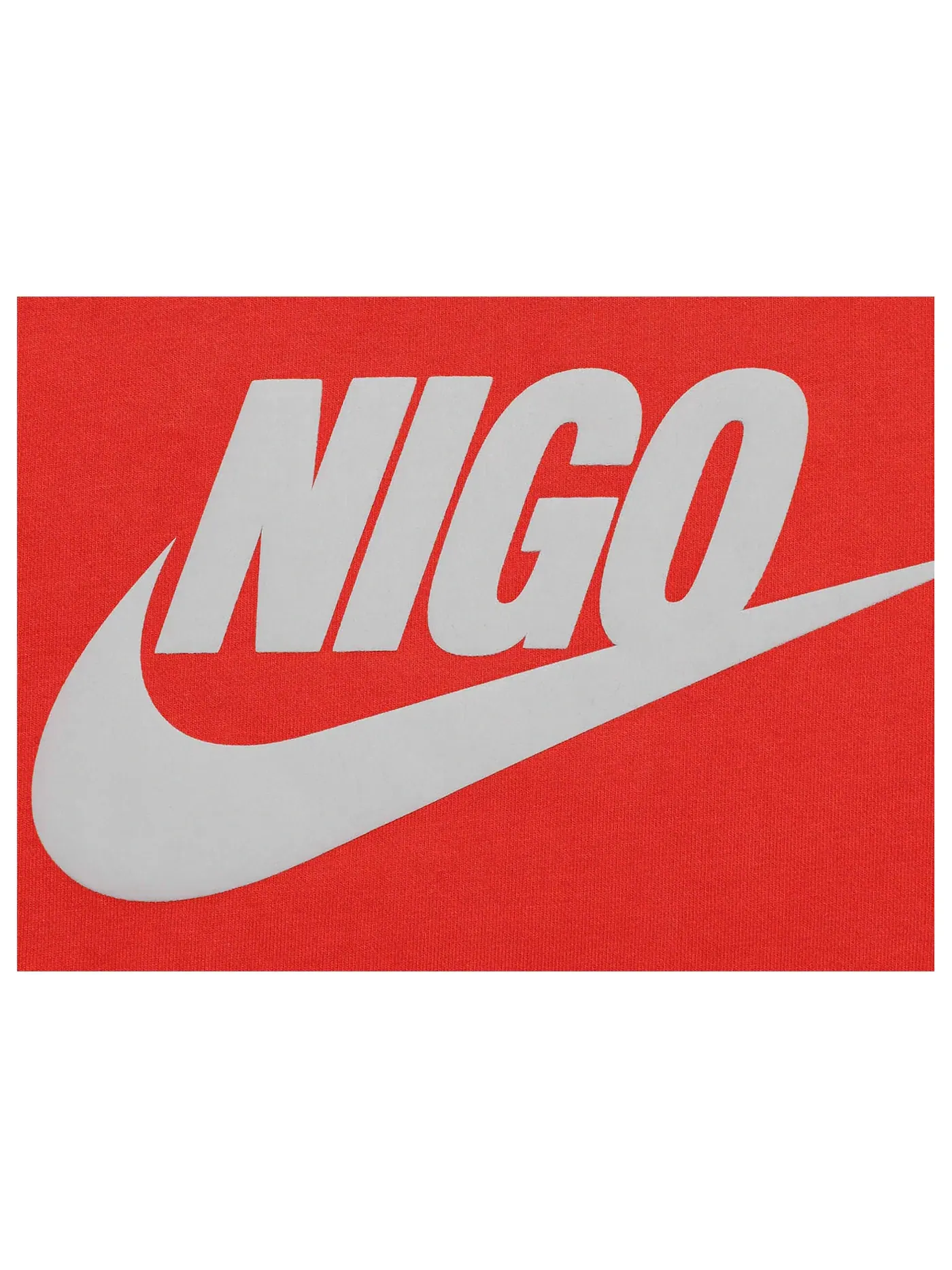 Мужской свитшот из флиса с принтом Nike x Nigo — изображение 3 из 3, красный
