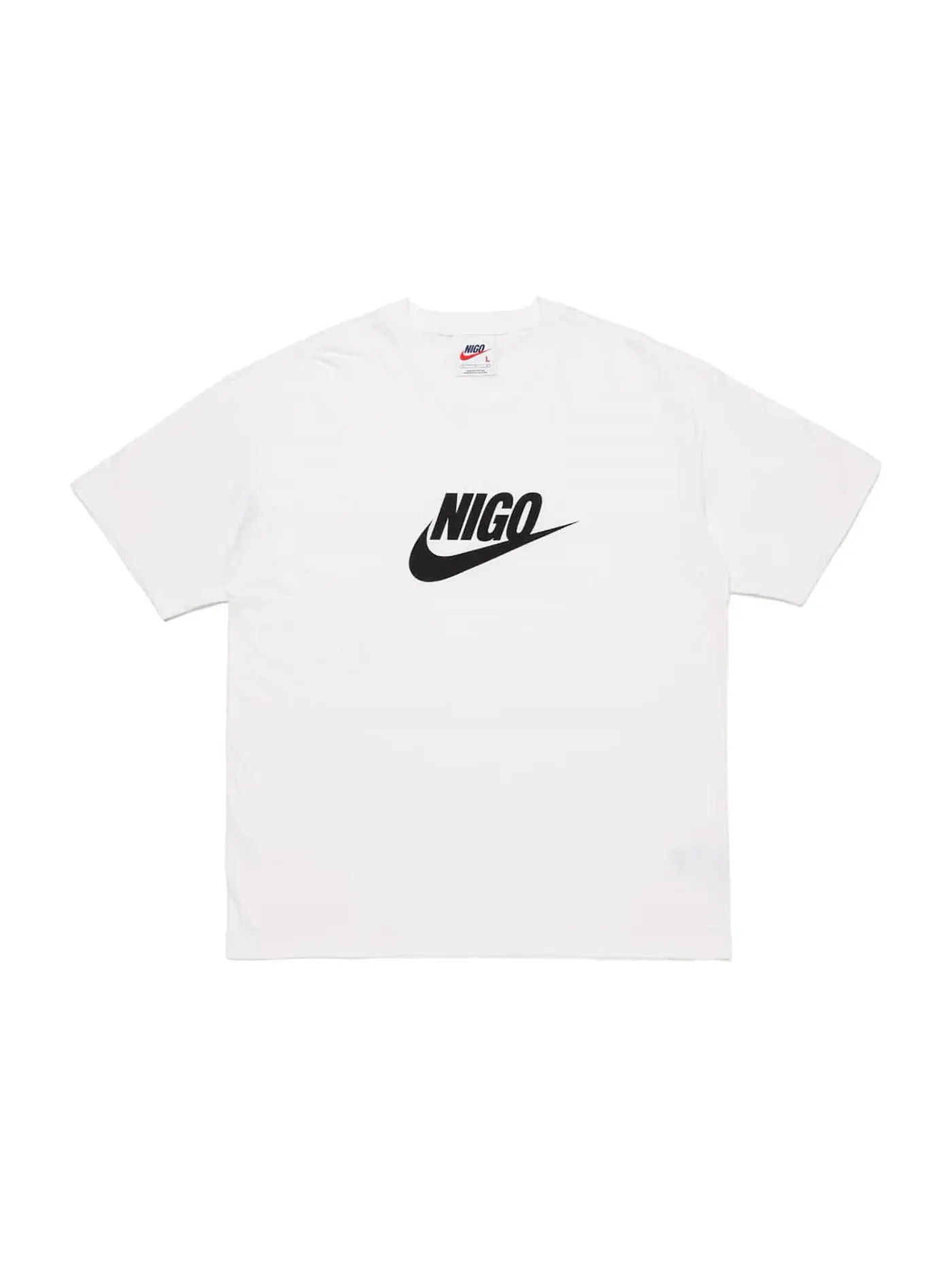 Мужская футболка с принтом Nike x Nigo T-shirt — изображение 1 из 2, белый