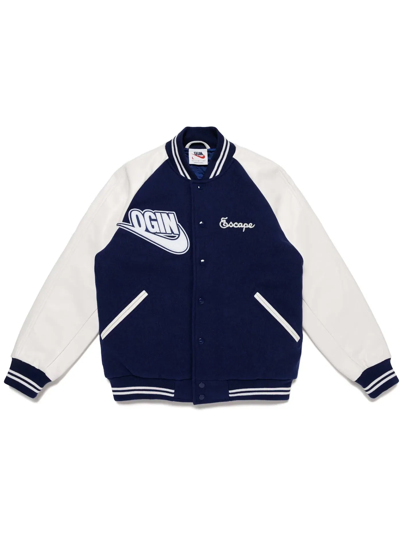 Мужская куртка-бомбер Varsity Nike x Nigo — изображение 1 из 2, темно-синий