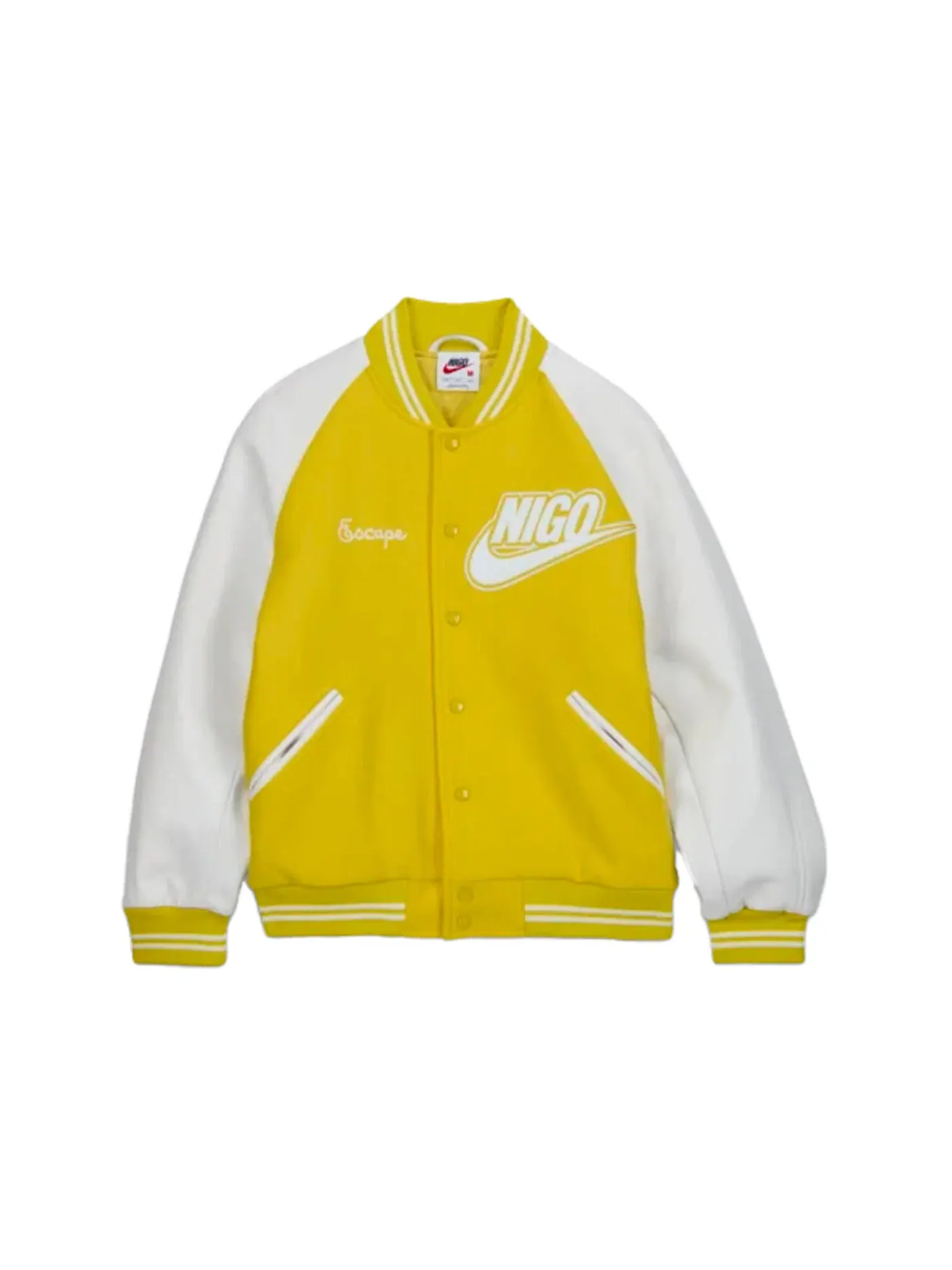 Мужская куртка Nike x Nigo NRG Varsity Jacket — изображение 1 из 2, желтый