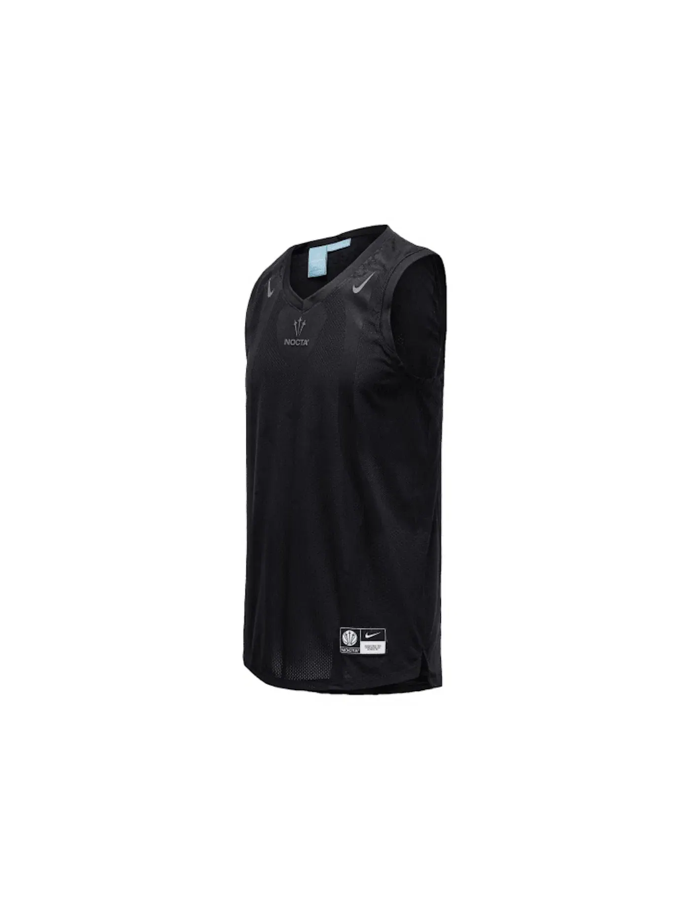 Мужская баскетбольная джерси с принтом Jersey Nike — изображение 1 из 2, черный