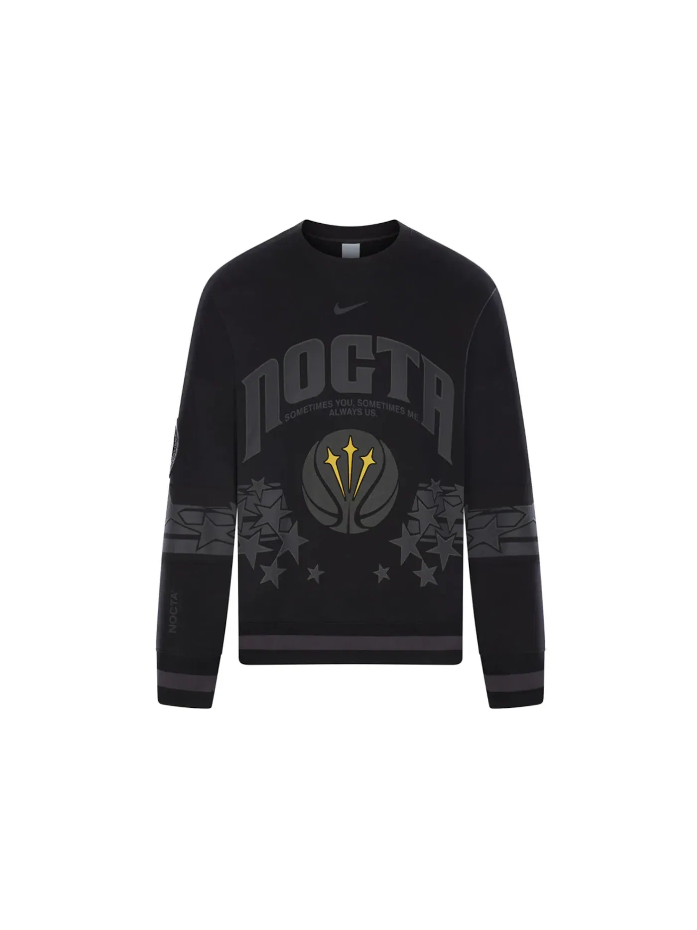 Мужской свитшот Nike NOCTA Champions League Crewneck — изображение 1 из 2, черный