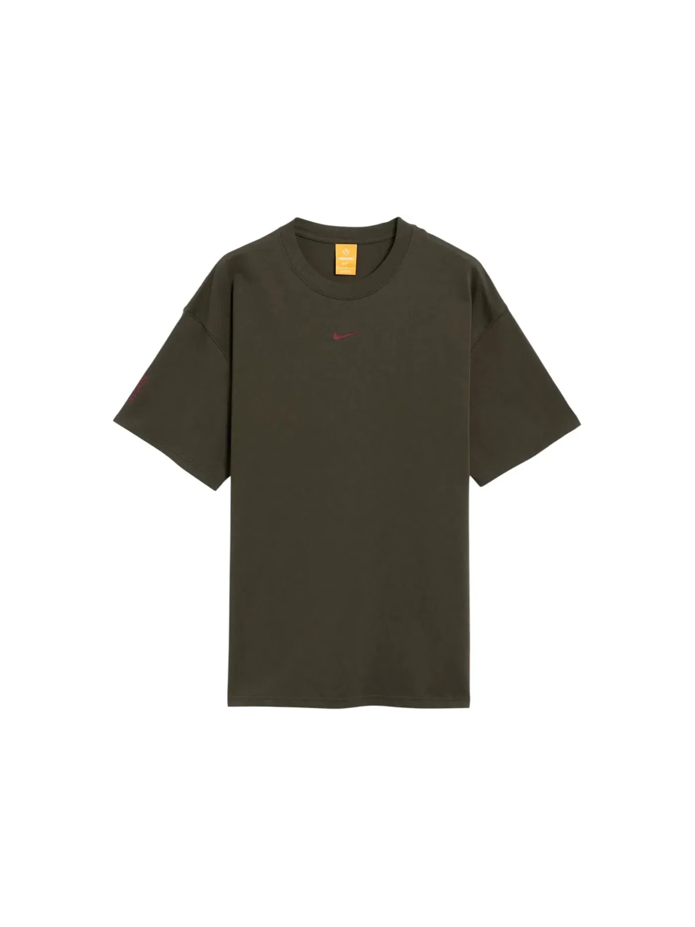 Мужская футболка с длинным рукавом T-shirt Nike — изображение 1 из 2, хаки/красный