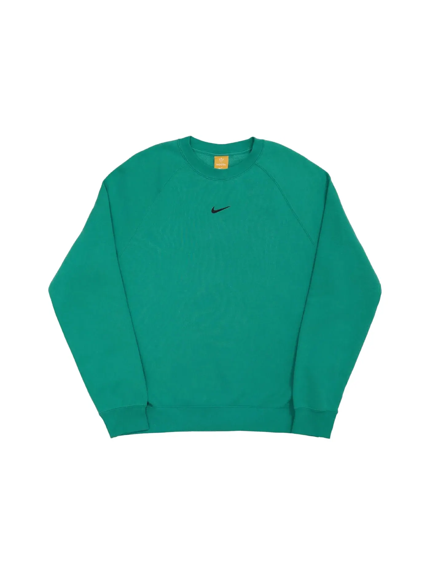 Мужской свитшот с принтом Nike x NOCTA Fleece CS Crew Neptune Green — изображение 1 из 1, зеленый