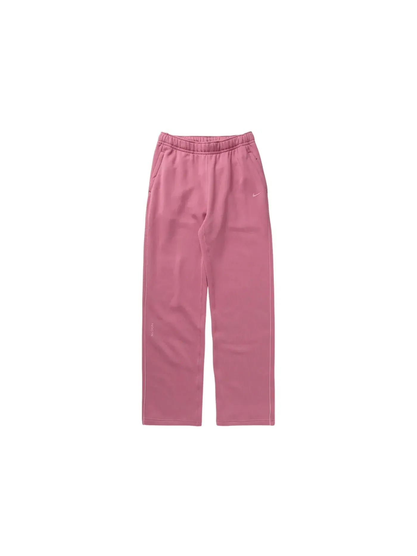 Мужские спортивные брюки с открытым низом Nike x NOCTA Fleece CS Open Hem Sweatpant, Desert Berry — изображение 1 из 1