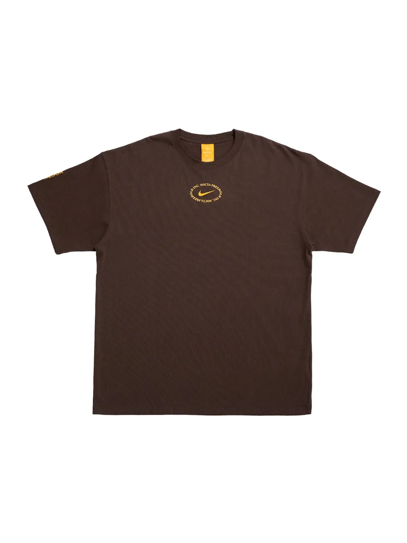 Мужская футболка с принтом Nike NOCTA Freehold Tee — изображение 1 из 1, коричневый