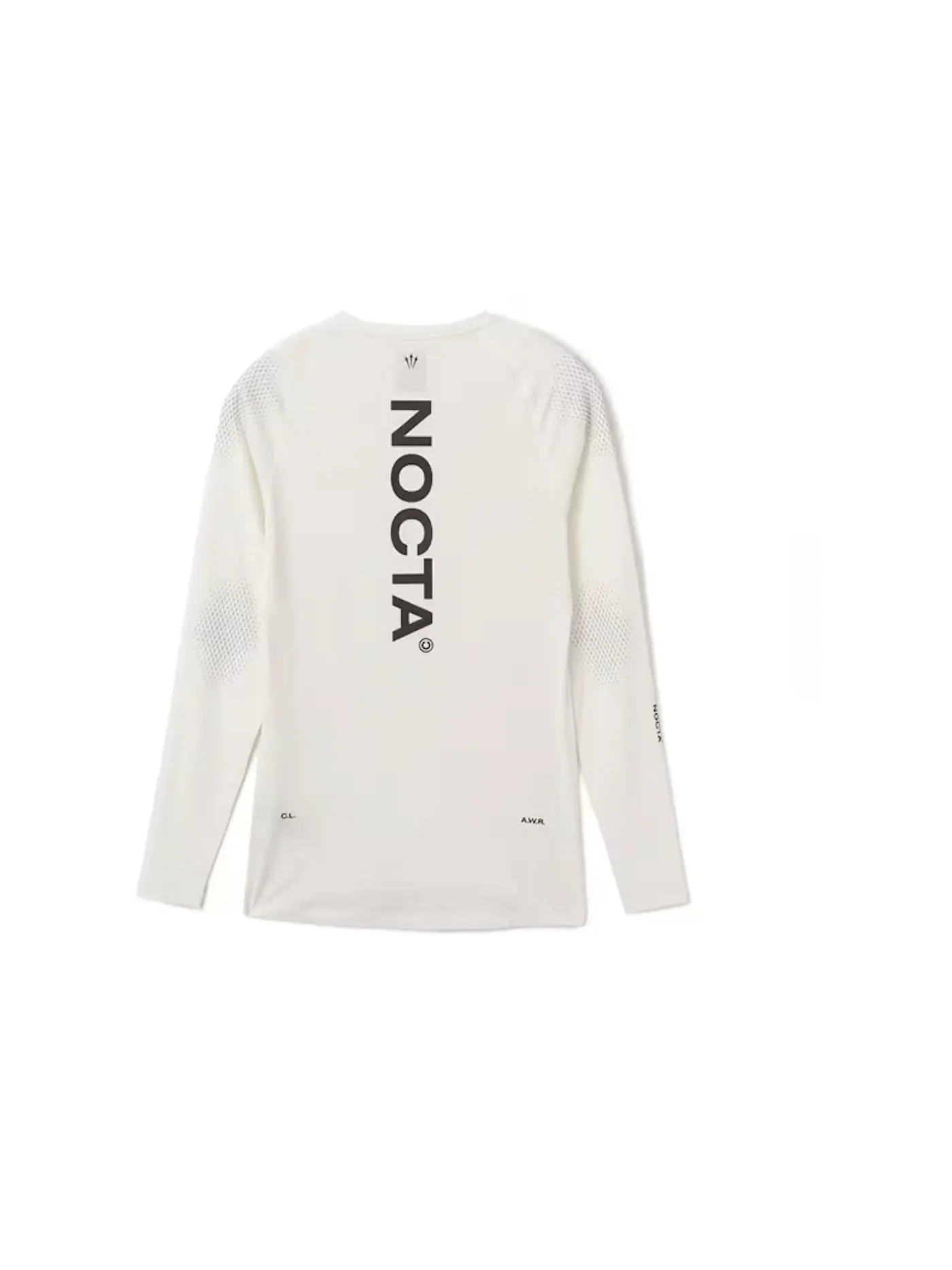 Мужская футболка с длинным рукавом Nike NOCTA L/S Base Layer Top — изображение 2 из 2, белый/черный