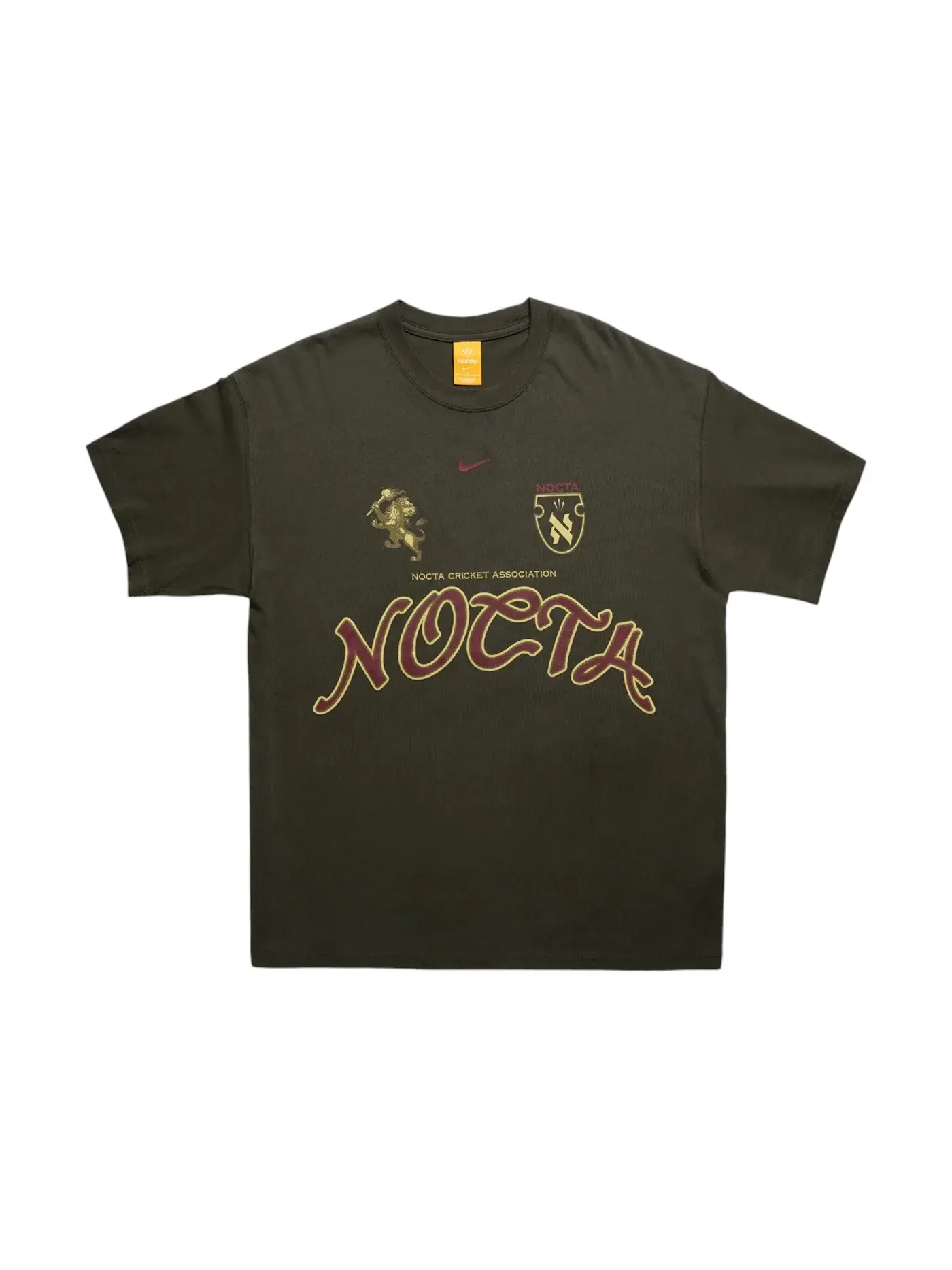 Мужская футболка с принтом Nike x NOCTA NCA Big Body CS Tee — изображение 1 из 1, хаки