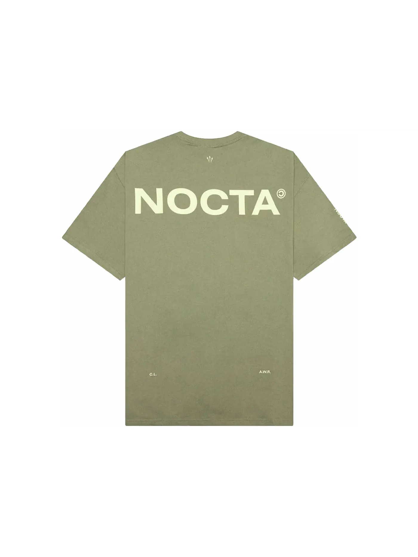 Мужская футболка с принтом Nike x NOCTA NRG Big Body CS Tee Oil Green/Light Liquid Lime — изображение 1 из 2