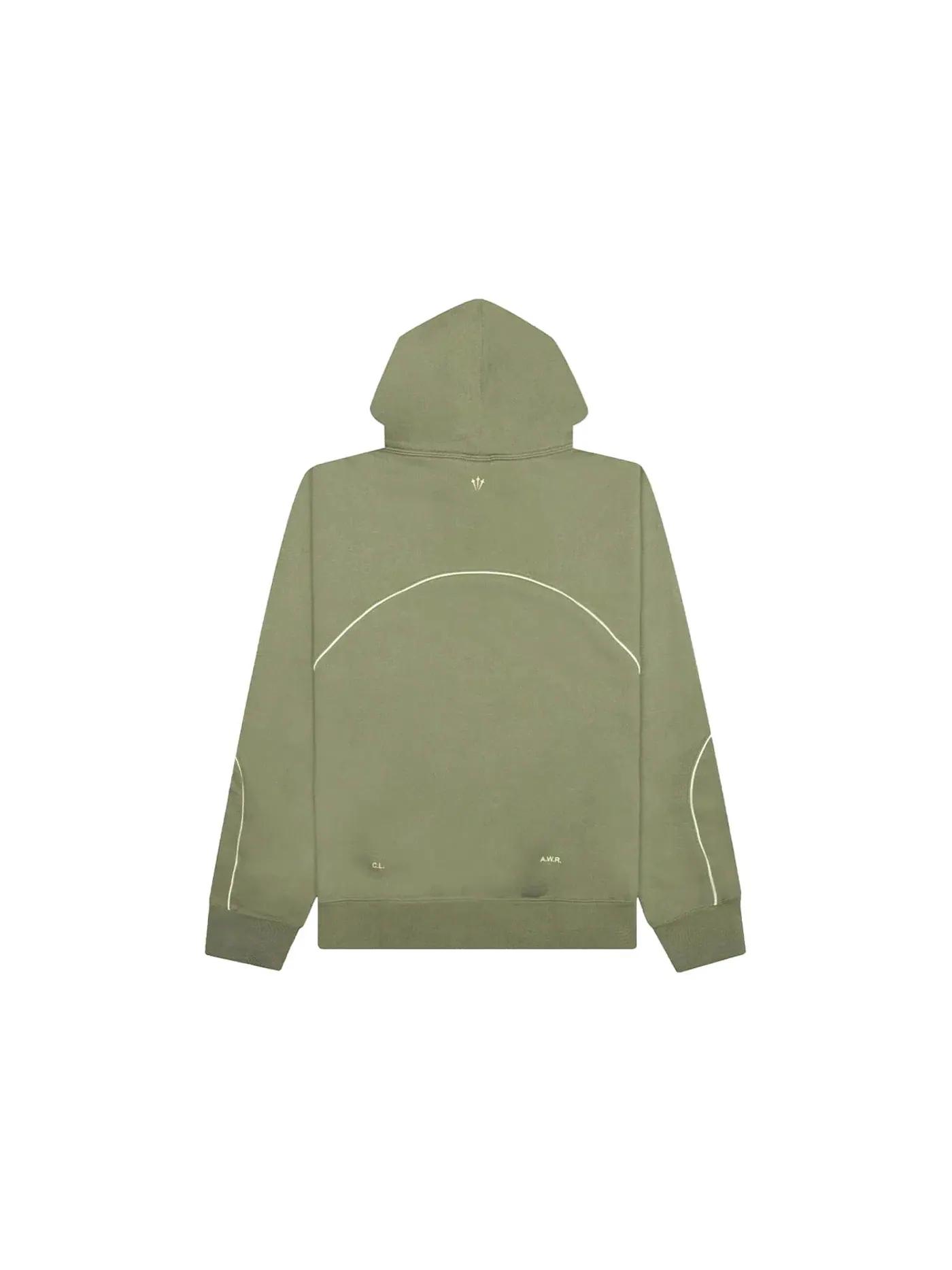 Мужская худи с длинным рукавом NRG Fleece CS Hoodie (Asia Sizing) Nike — изображение 2 из 2, зеленый/светлый