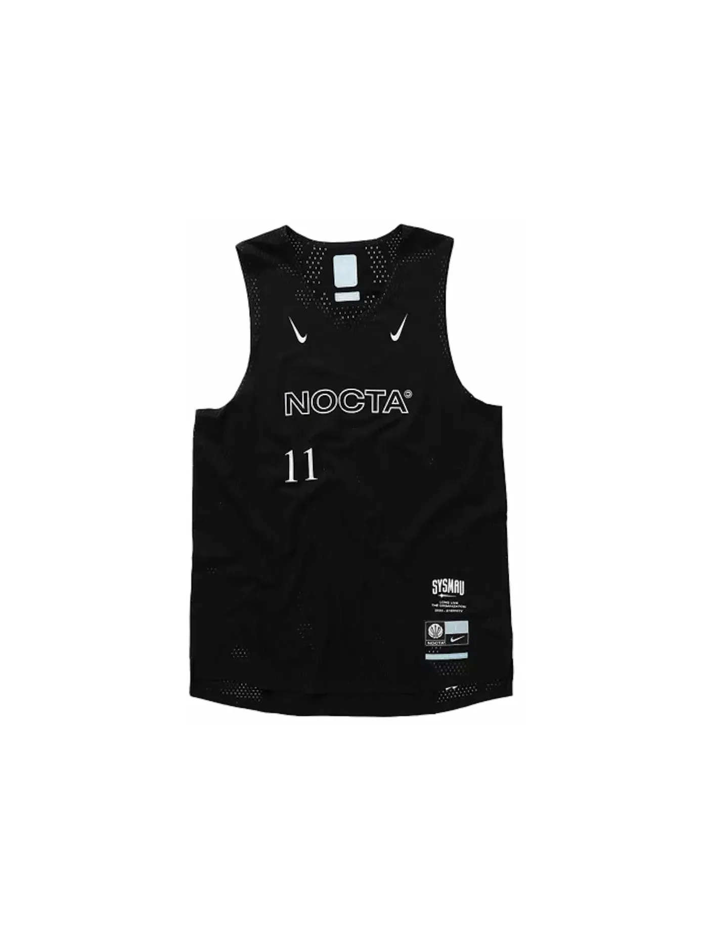 Мужская джерси с графическим дизайном Nike x NOCTA NRG Jersey Nike — изображение 1 из 1, черный/белый