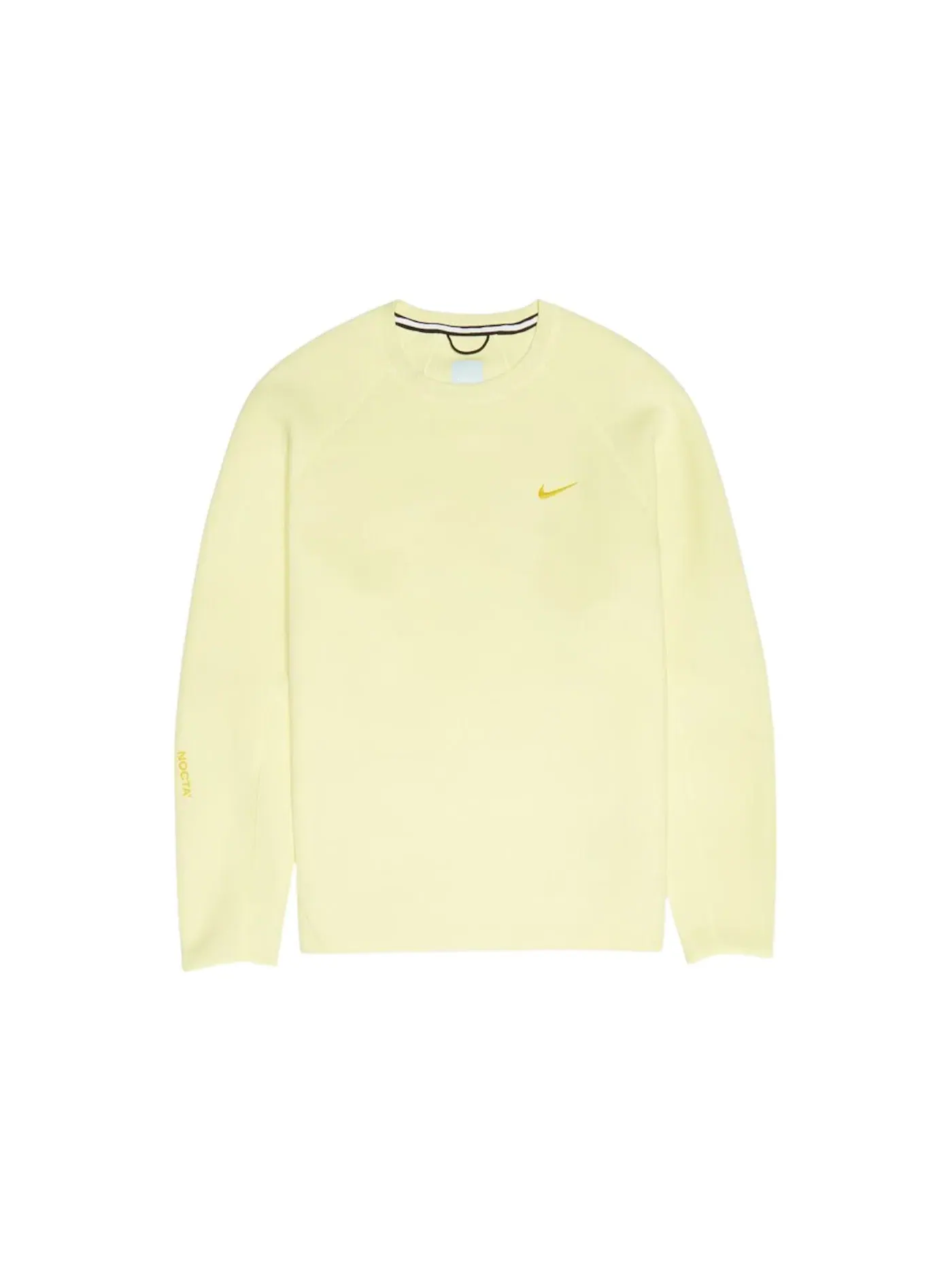 Мужской свитшот из флиса с технологией Tech Fleece Nike x NOCTA, Citron Tint Vivid Sulfur — изображение 1 из 1