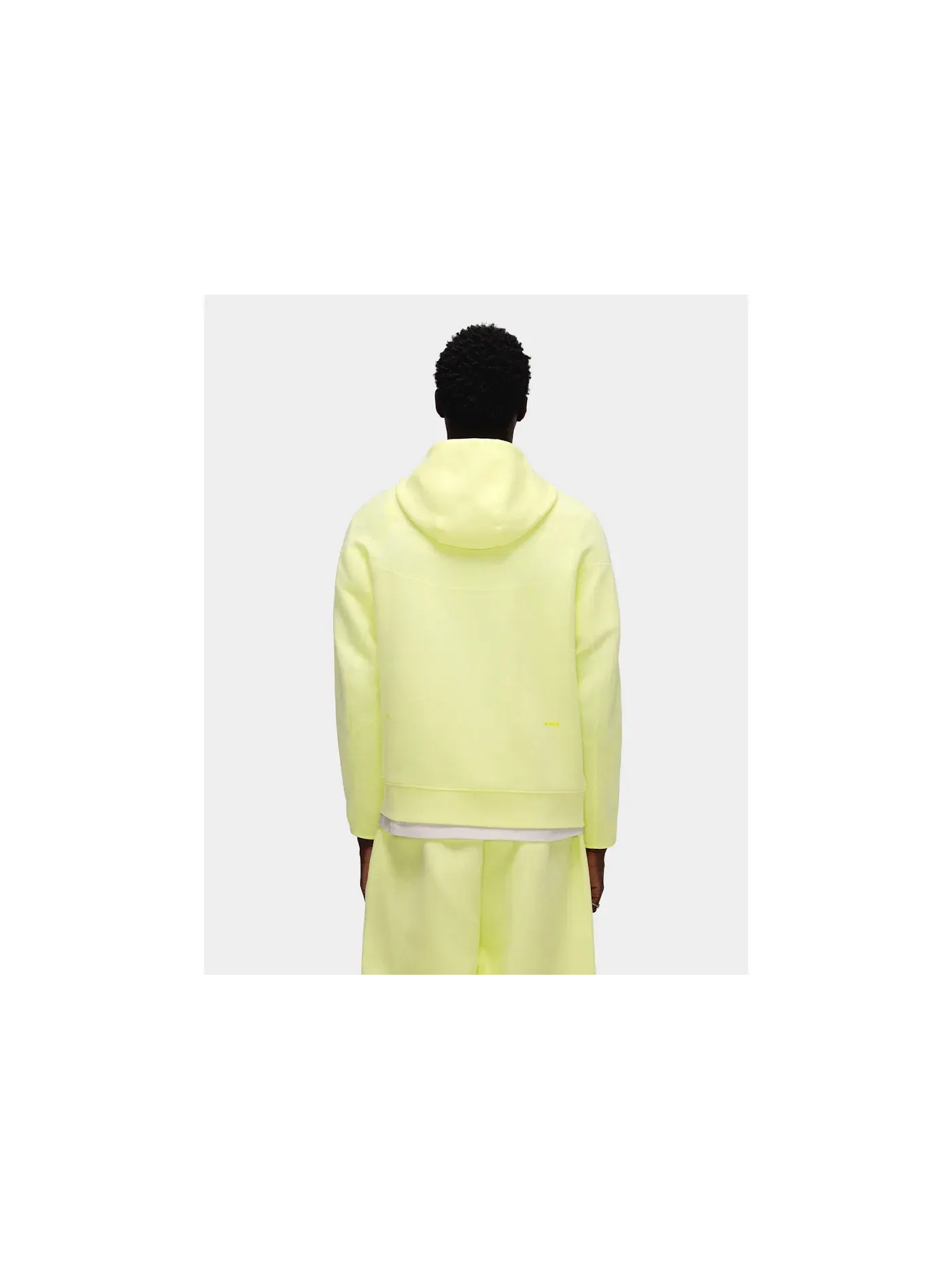 Мужская худи с полной застежкой-молнией Nike x NOCTA NRG Tech Fleece, Citron Tint Vivid Sulfur — изображение 5 из 6