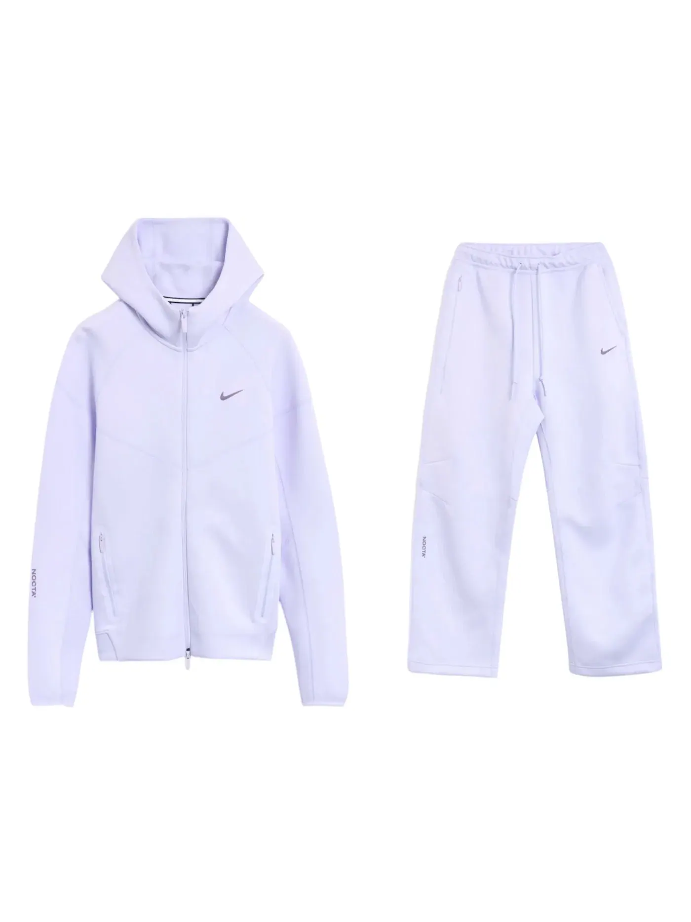 Мужской комплект из худи и брюк с принтом NOCTA Tech Fleece Nike — изображение 1 из 1, фиолетовый
