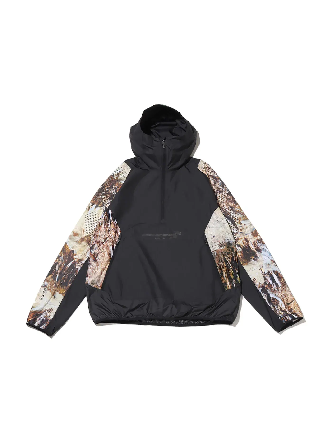 Мужская куртка для бега с принтом NOCTA Jacket Nike — изображение 1 из 1, черный/коричневый