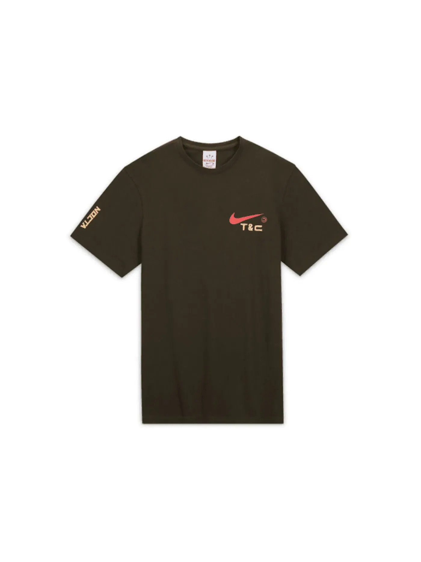 Мужская футболка с принтом Nike NOCTA Souvenir Cactus T-Shirt — изображение 2 из 2, темный хаки