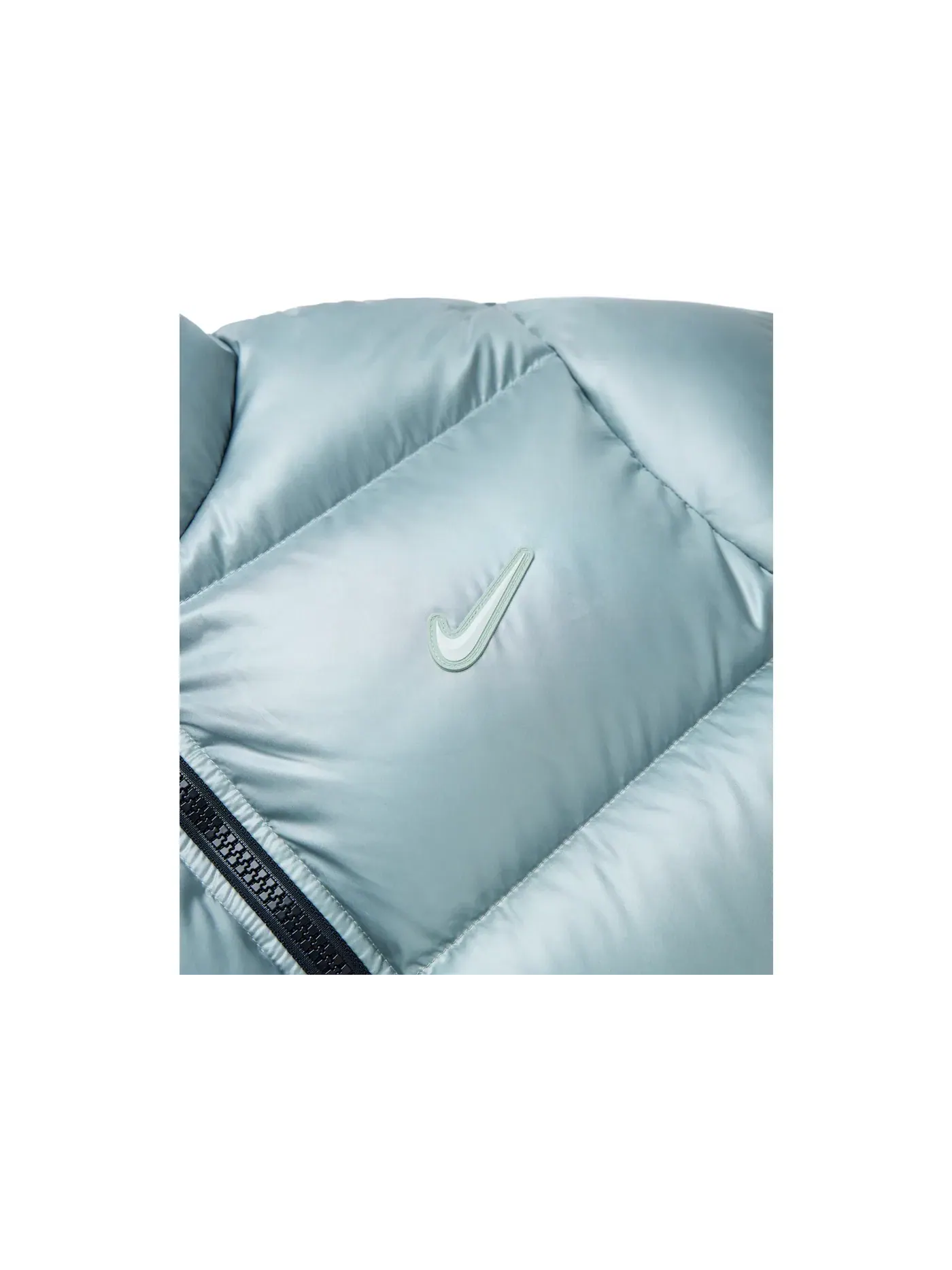 Мужская пуховая куртка с металлическим отливом Nike x NOCTA Sunset Puffer Jacket Nike — изображение 3 из 4, зеленый