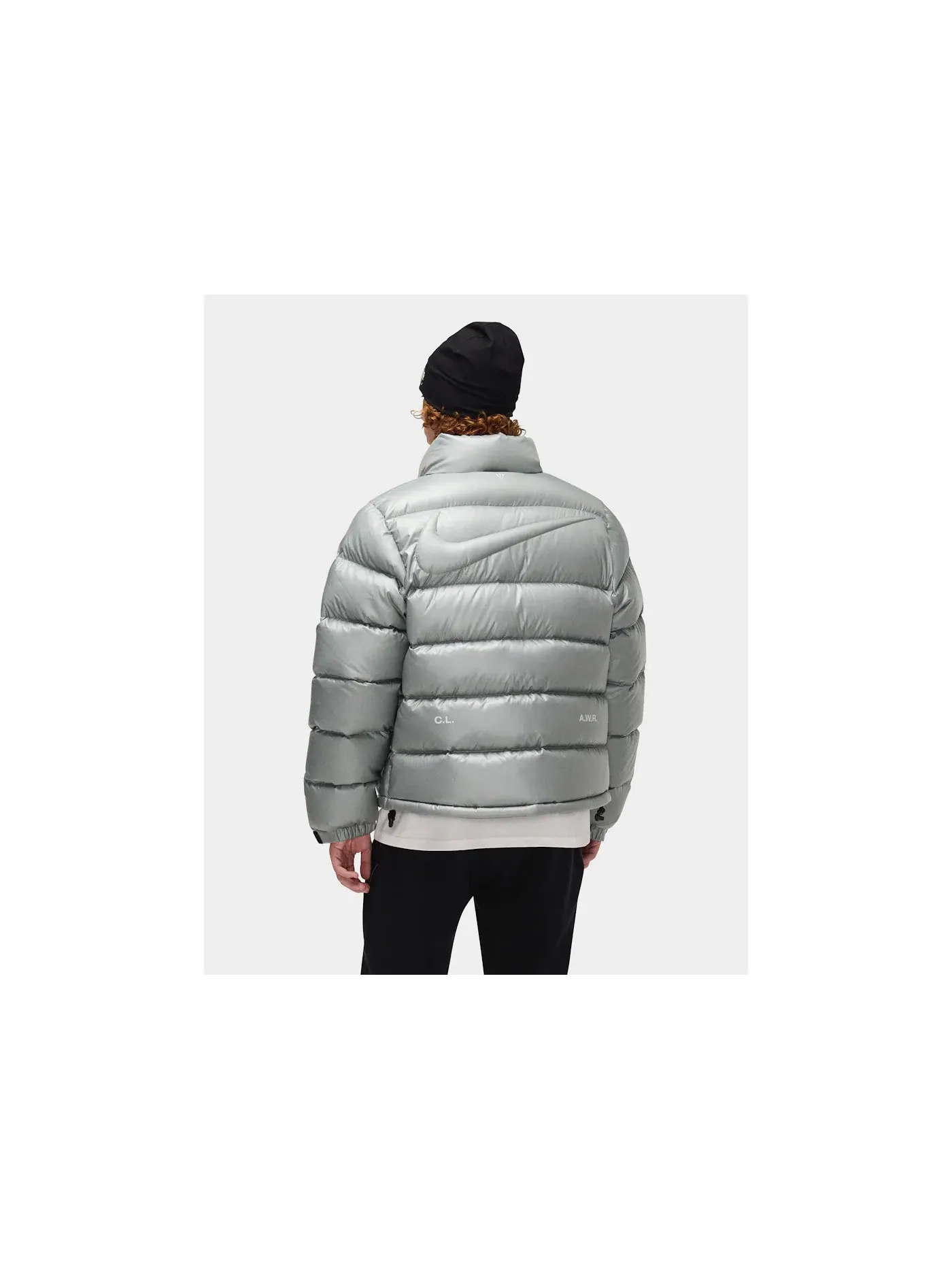 Мужская пуховая куртка с металлическим отливом Nike x NOCTA Sunset Puffer Jacket Nike — изображение 4 из 4, зеленый